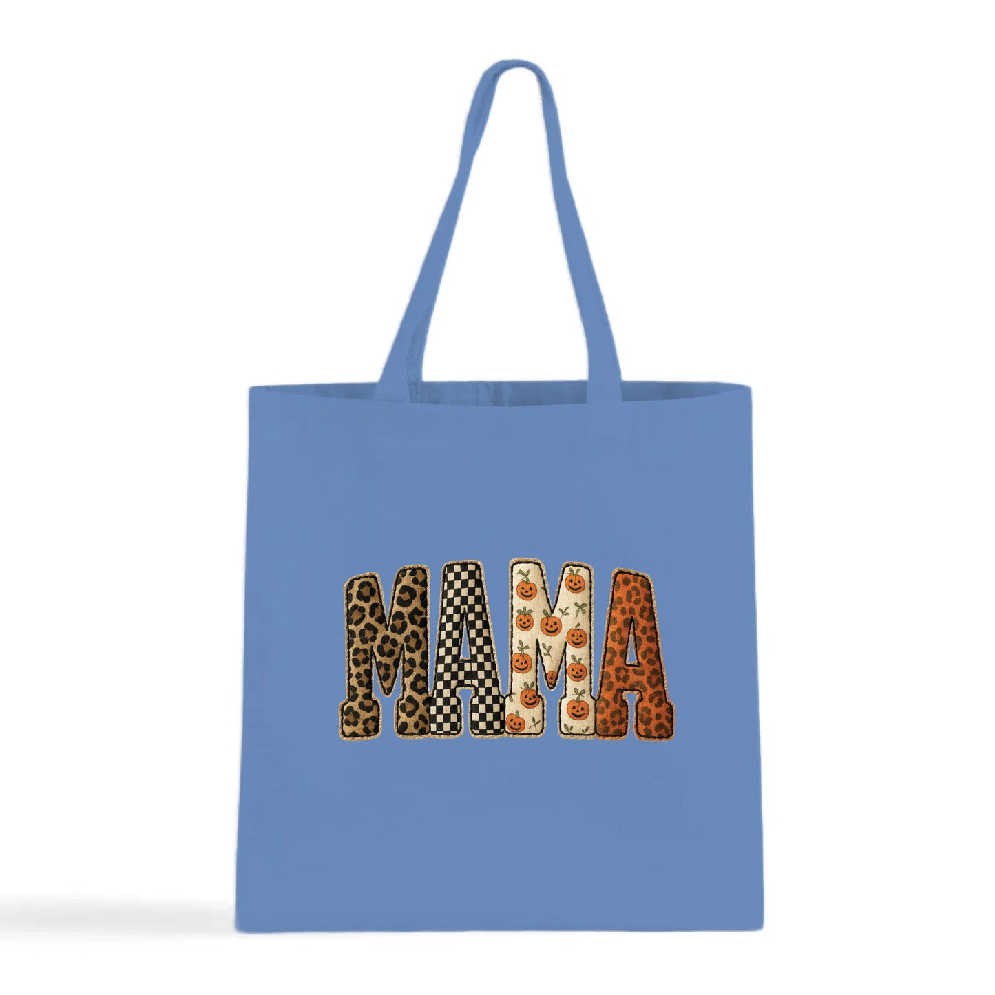 Fall Patchwork "MAMA" Tote Bag