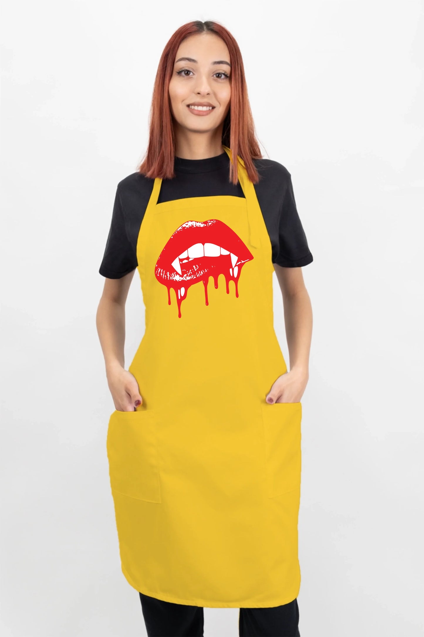 Biting Kiss Apron