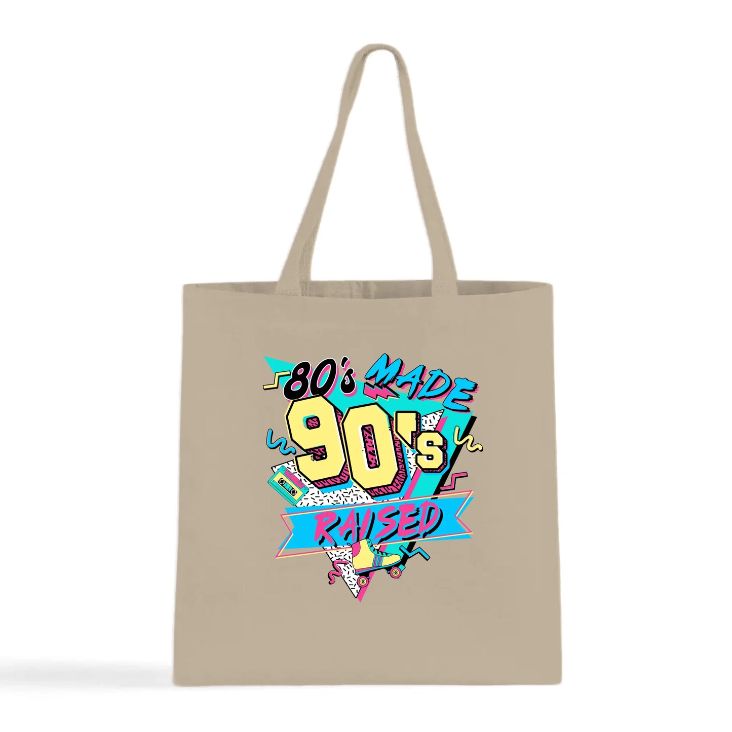 80's Made 90's Raise Tote Bag