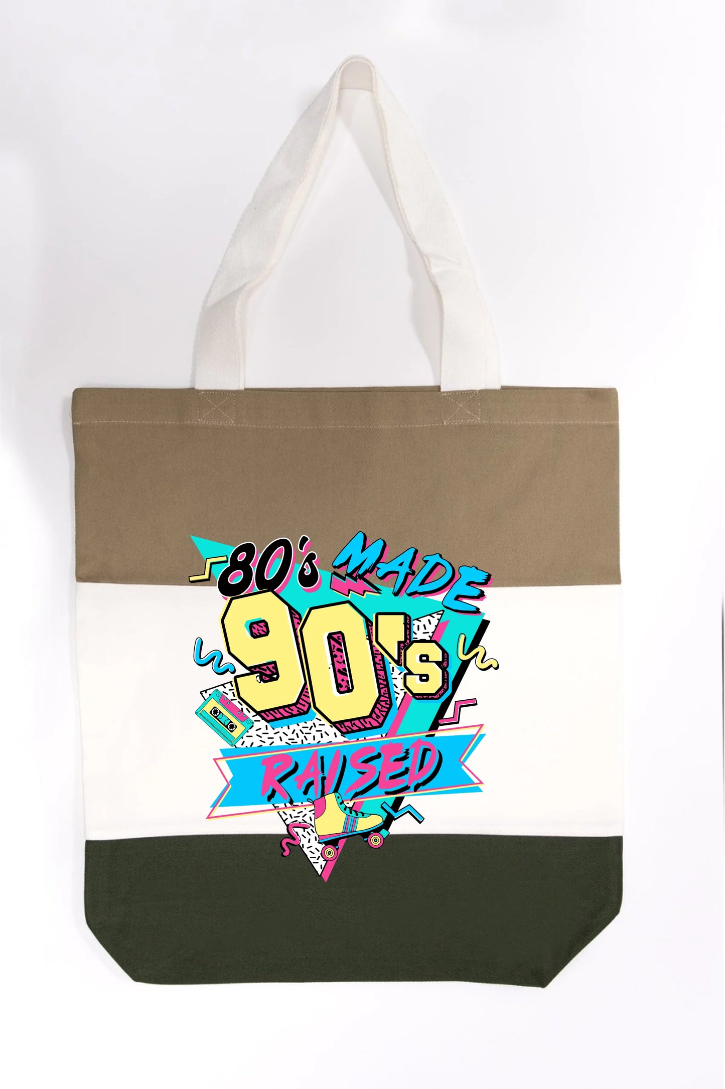 80's Made 90's Raise Tote Bag