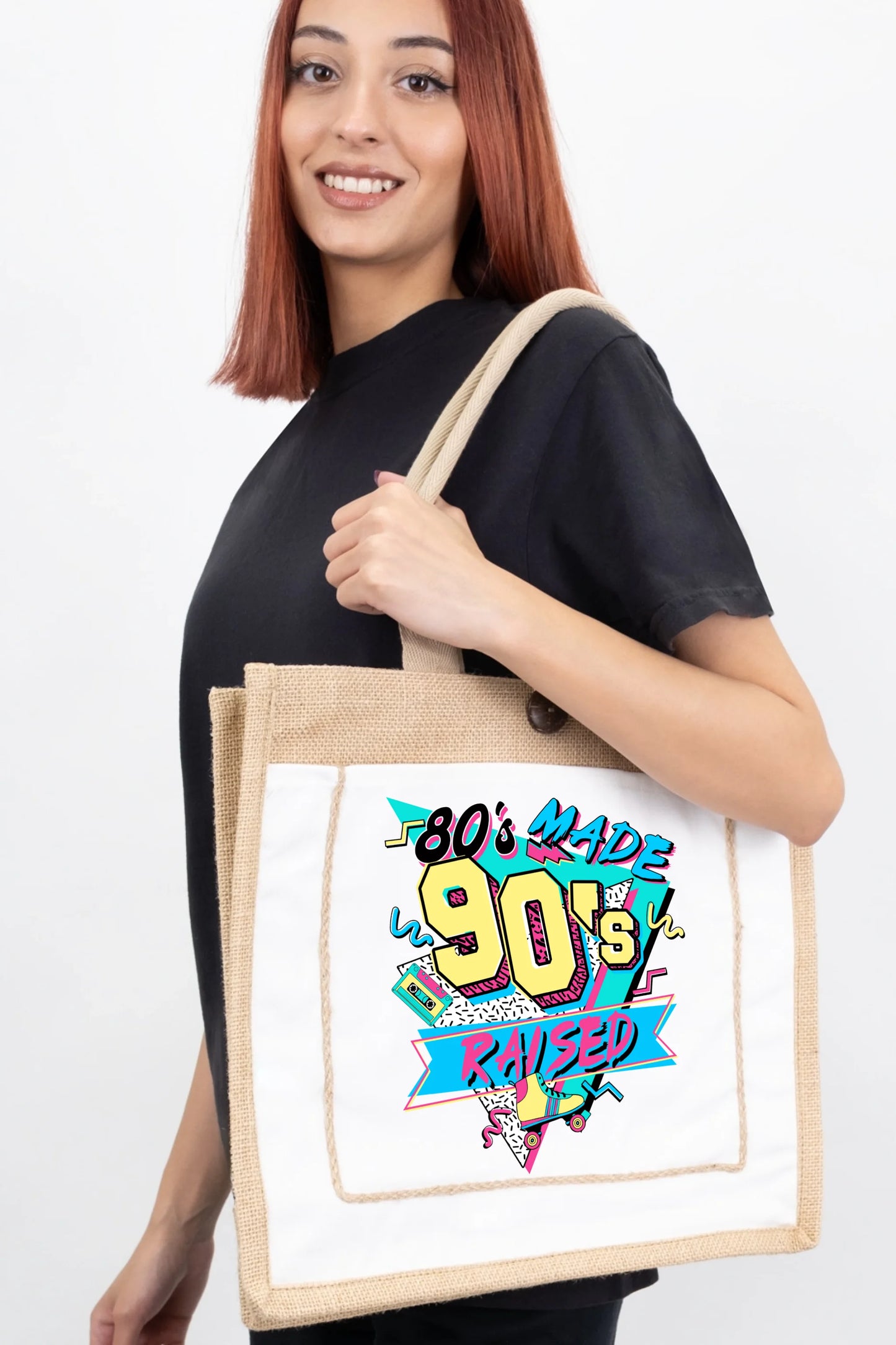 80's Made 90's Raise Tote Bag