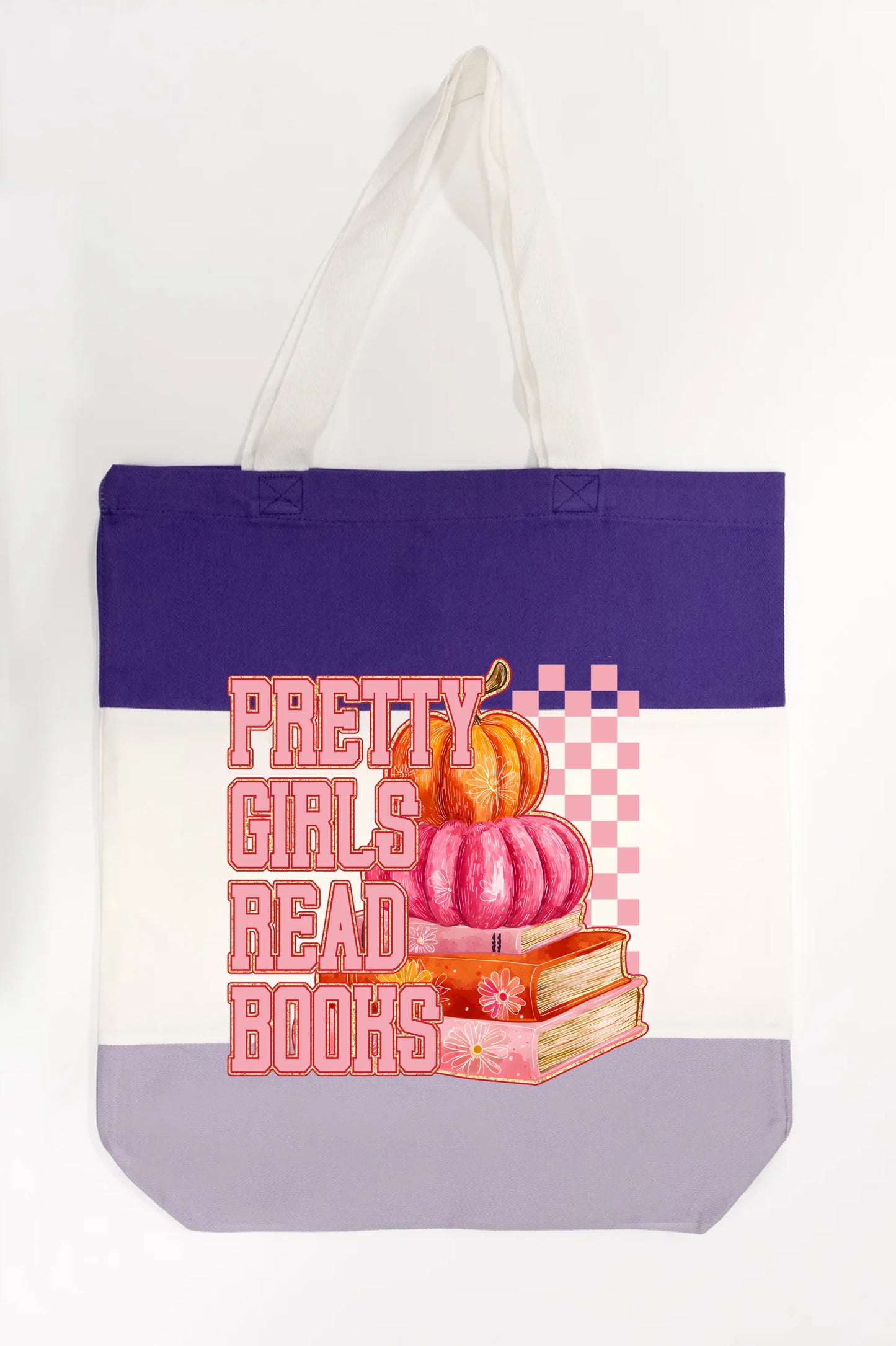 Pretty Girls Read Books Tote Bag