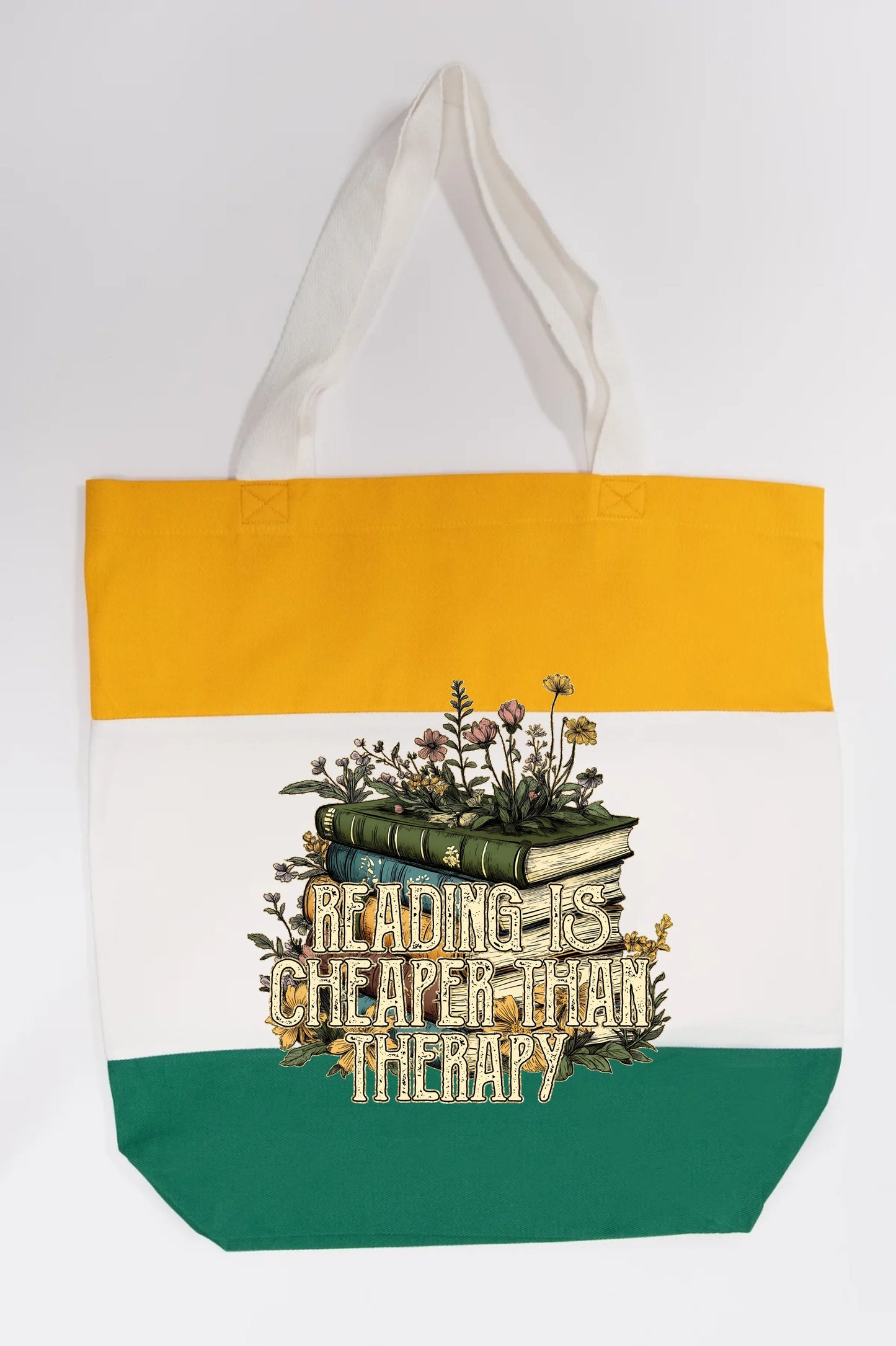 Reading is Cheaper than Therapy Tote Bag