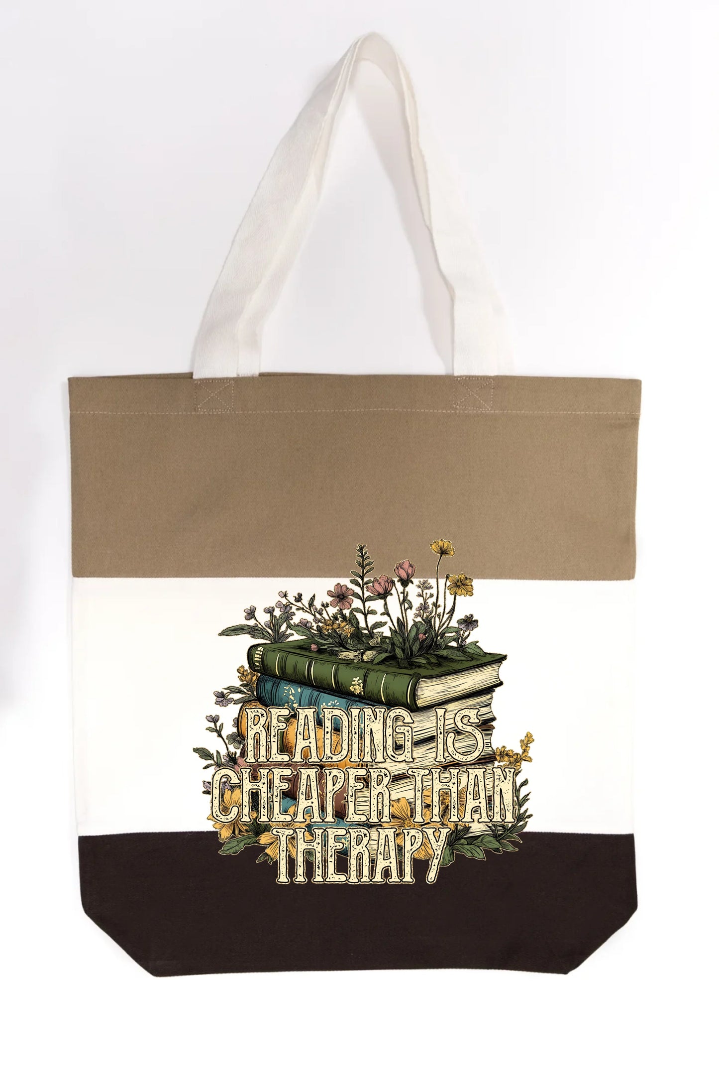 Reading is Cheaper than Therapy Tote Bag