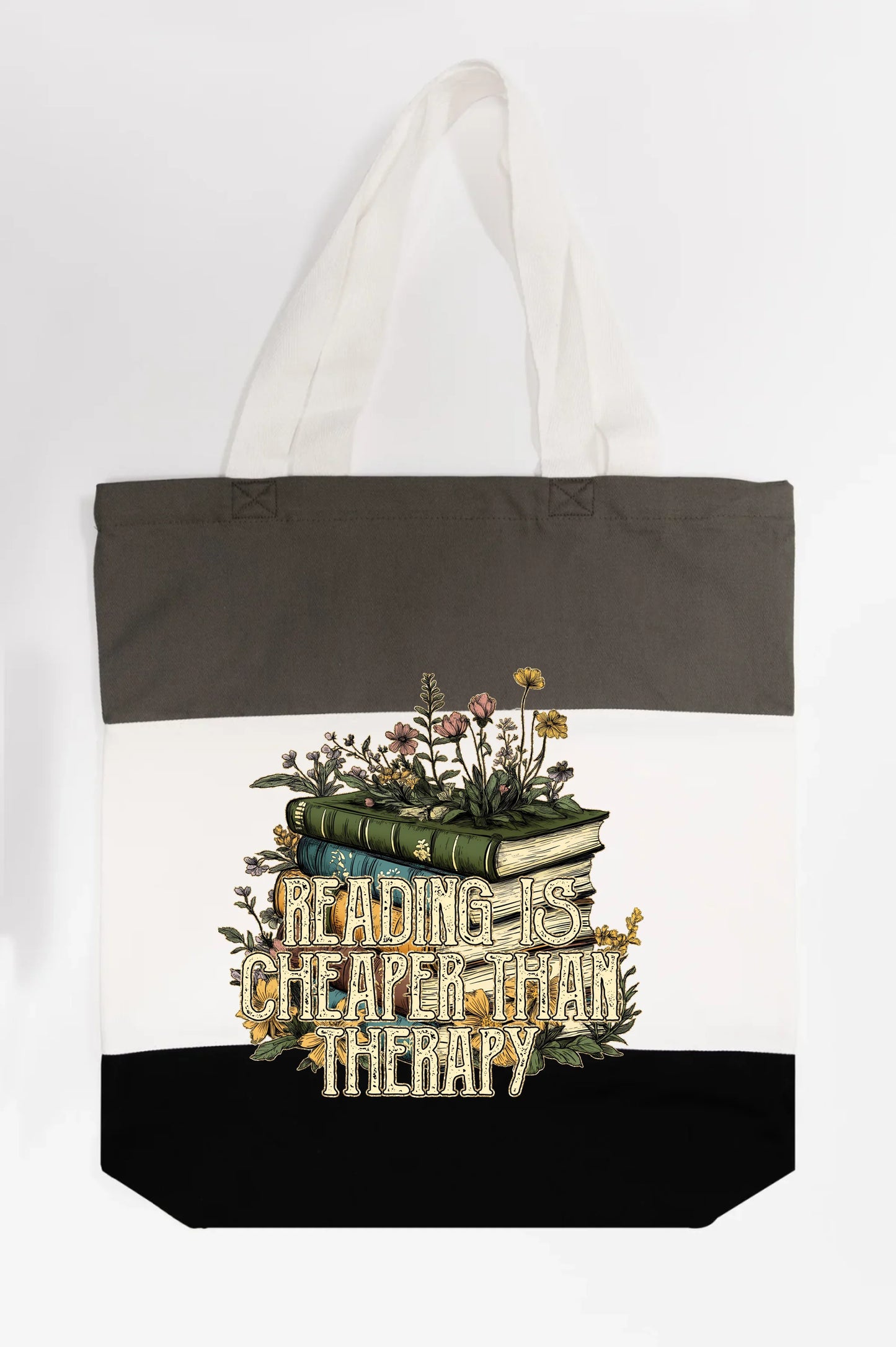Reading is Cheaper than Therapy Tote Bag