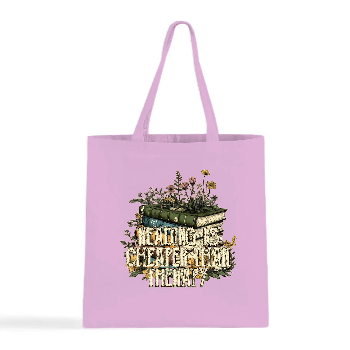 Reading is Cheaper than Therapy Tote Bag