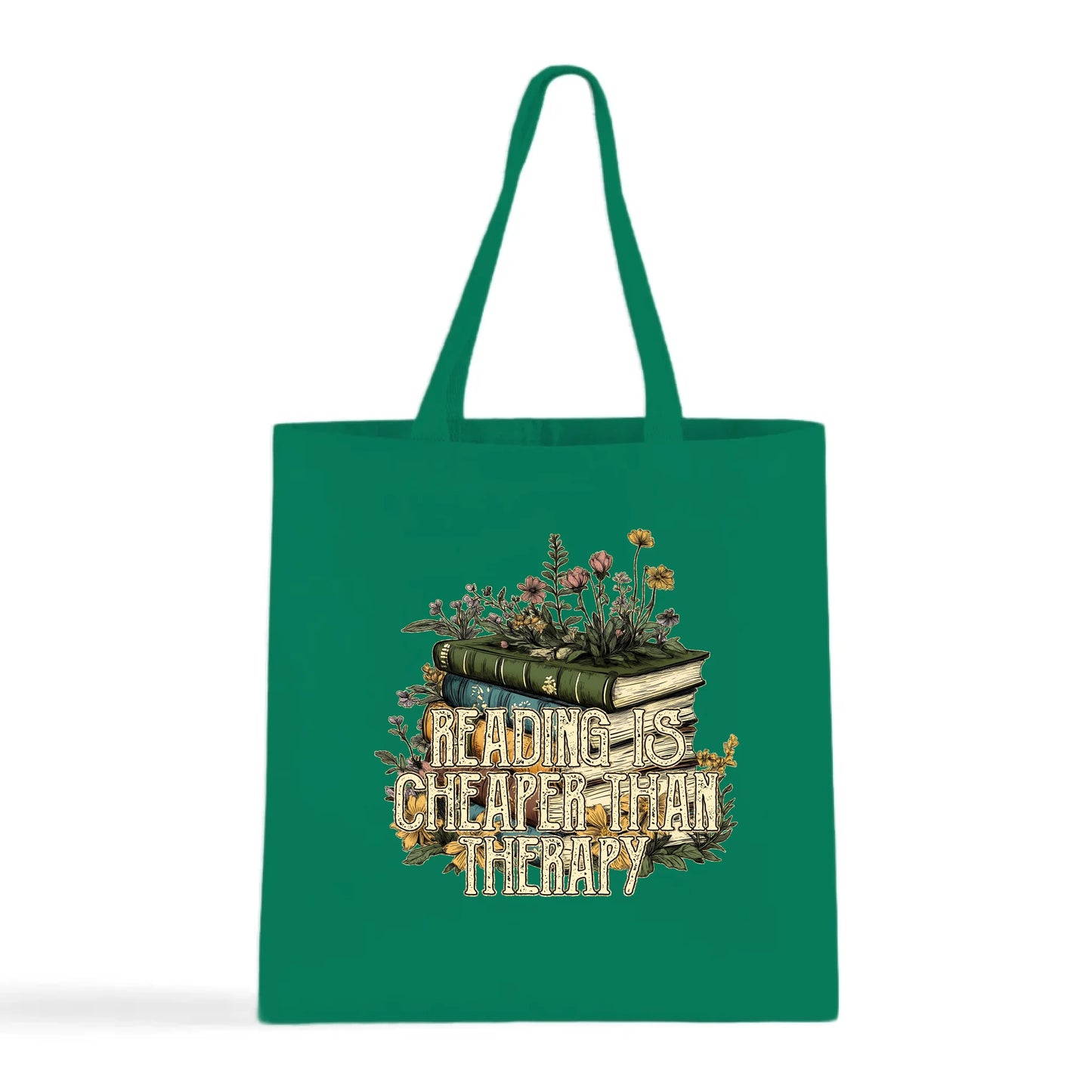 Reading is Cheaper than Therapy Tote Bag