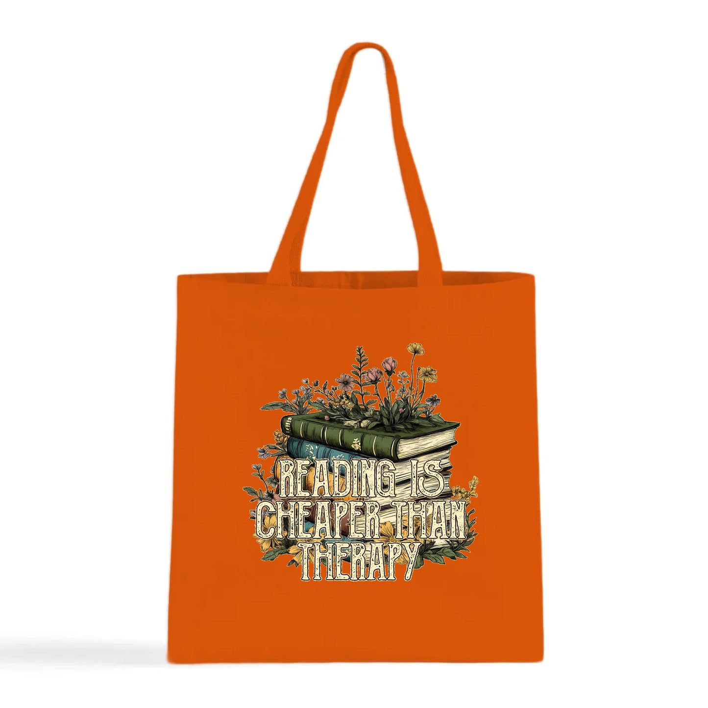 Reading is Cheaper than Therapy Tote Bag