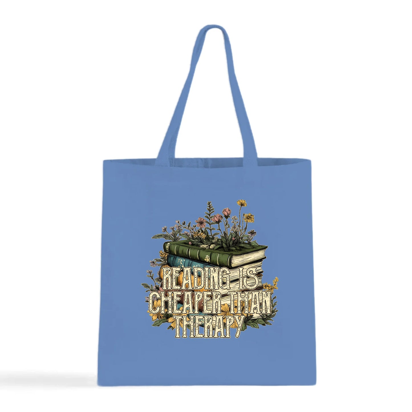 Reading is Cheaper than Therapy Tote Bag