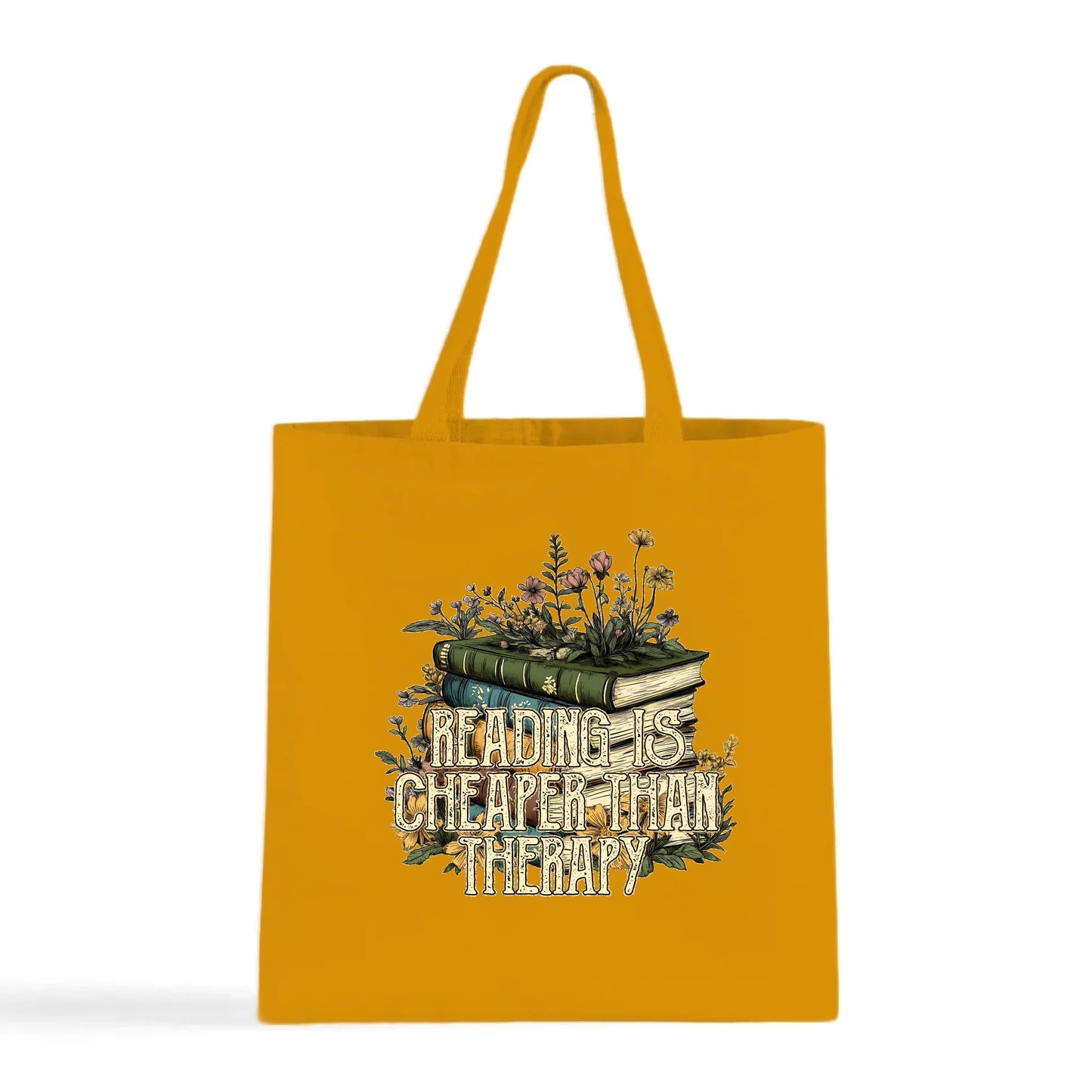 Reading is Cheaper than Therapy Tote Bag