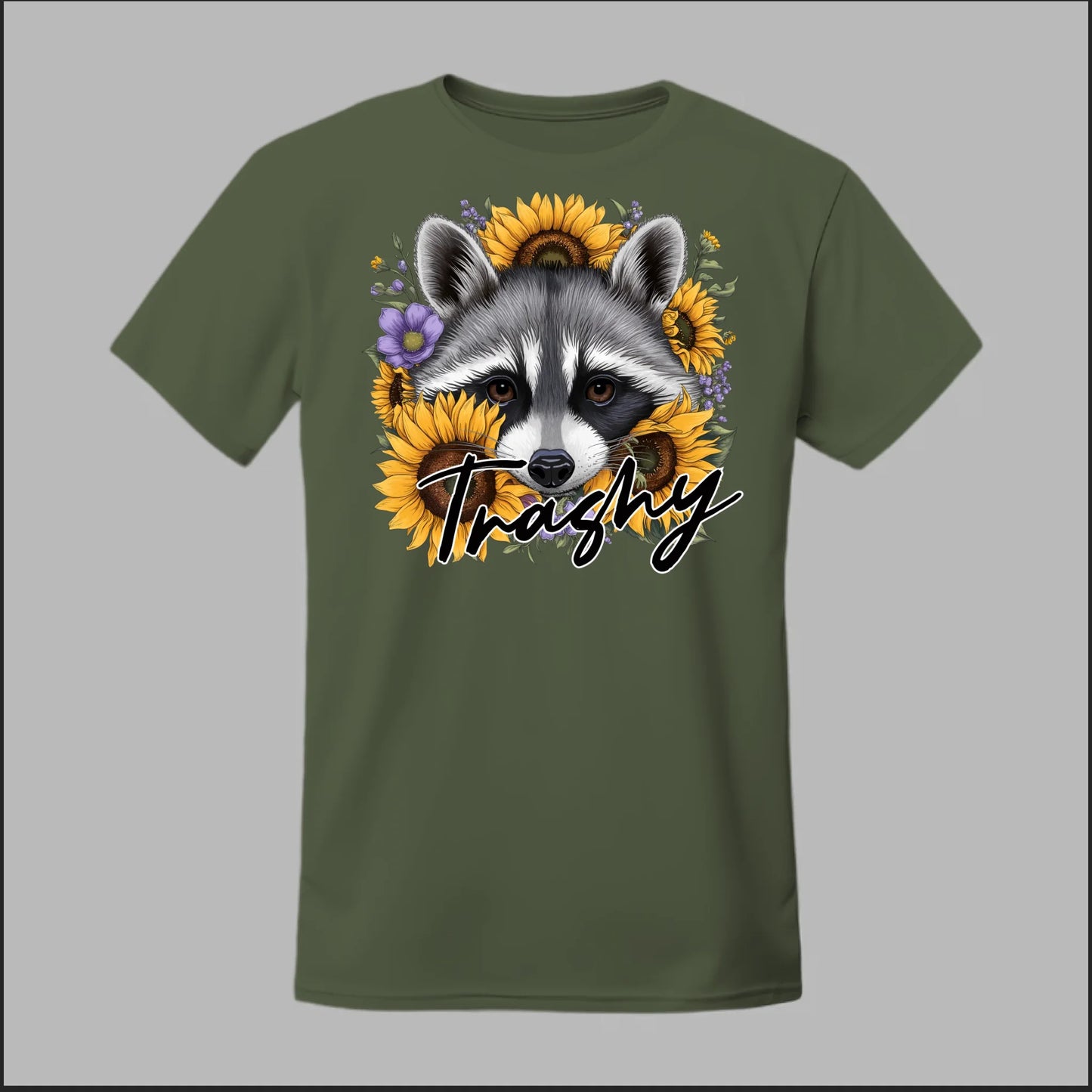 Front Military Green