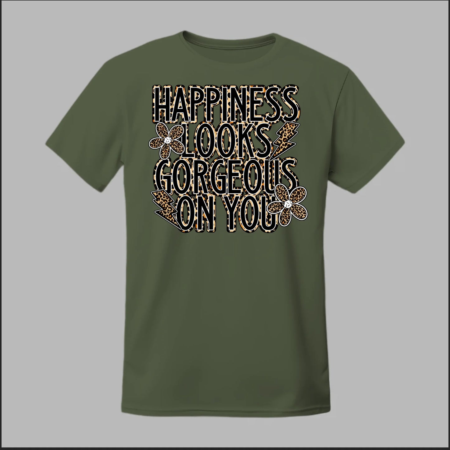 Front Military Green