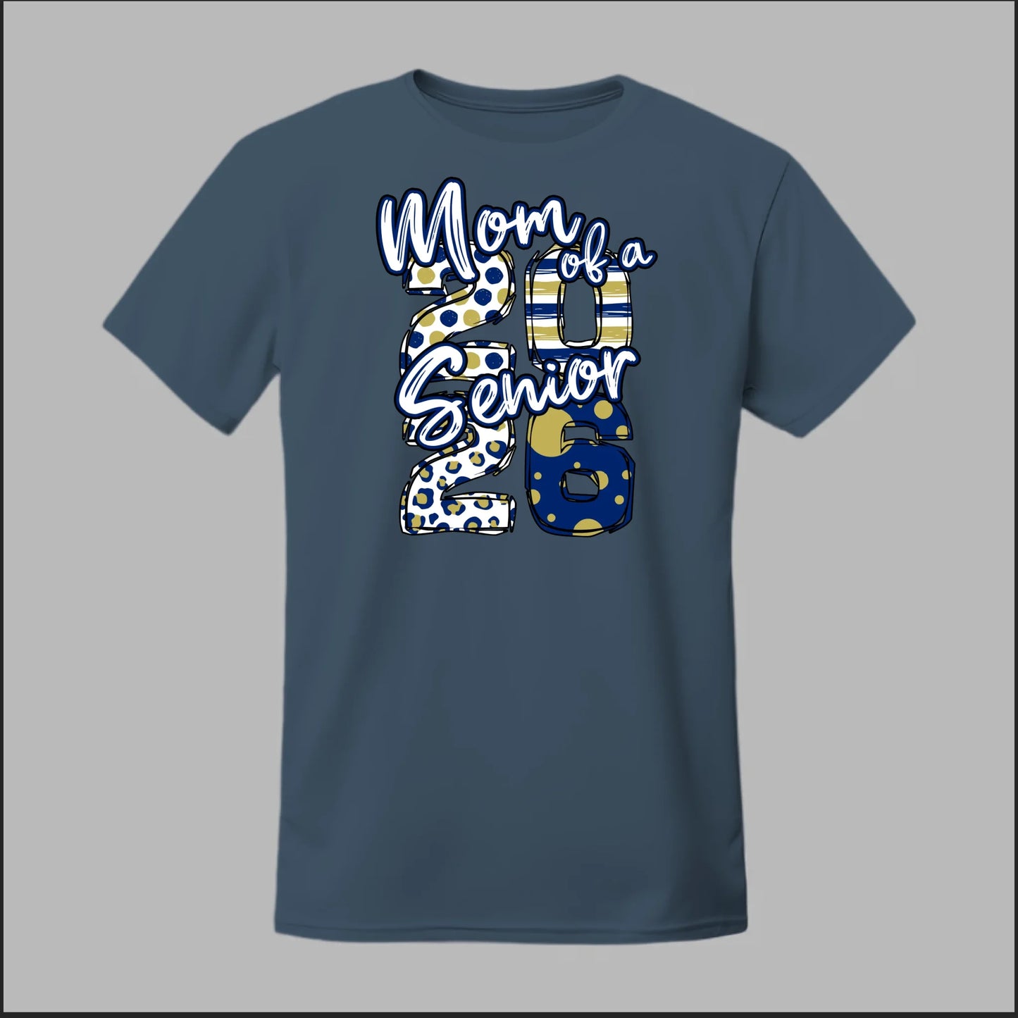 Front Heather Navy