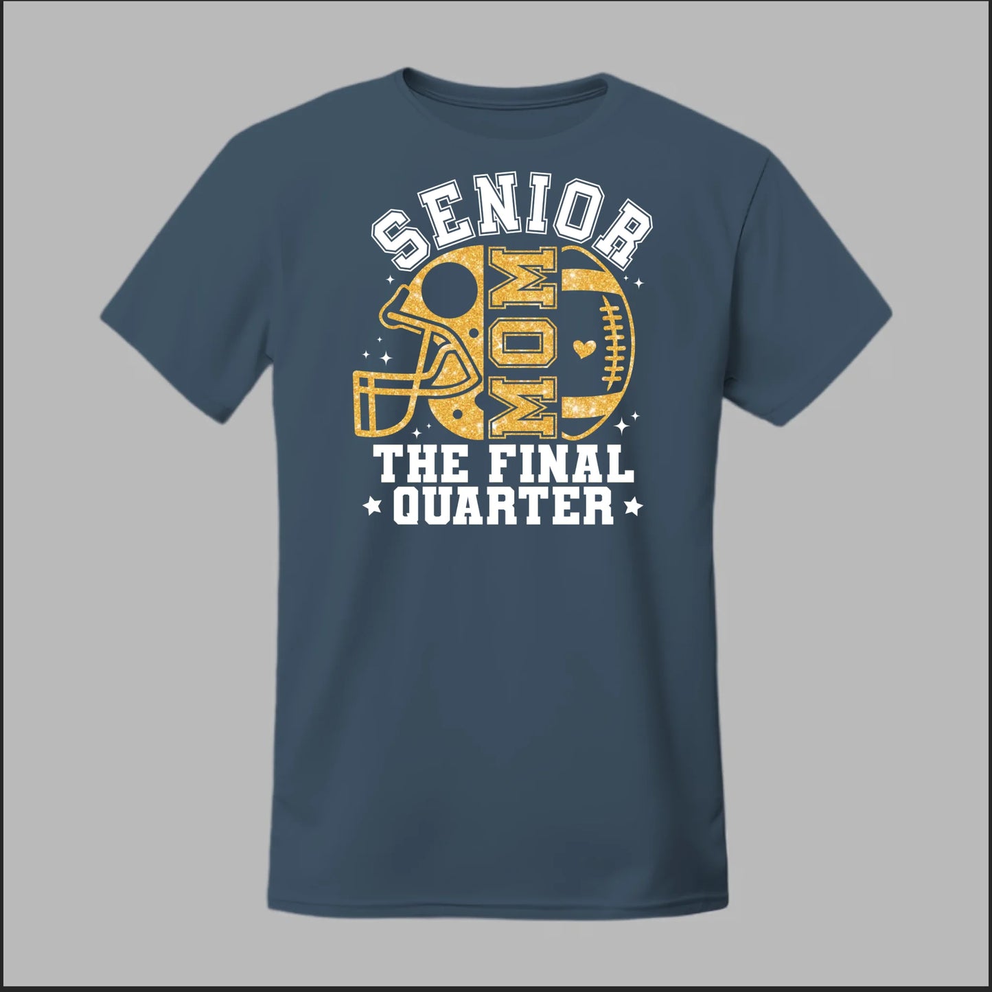 Front Heather Navy