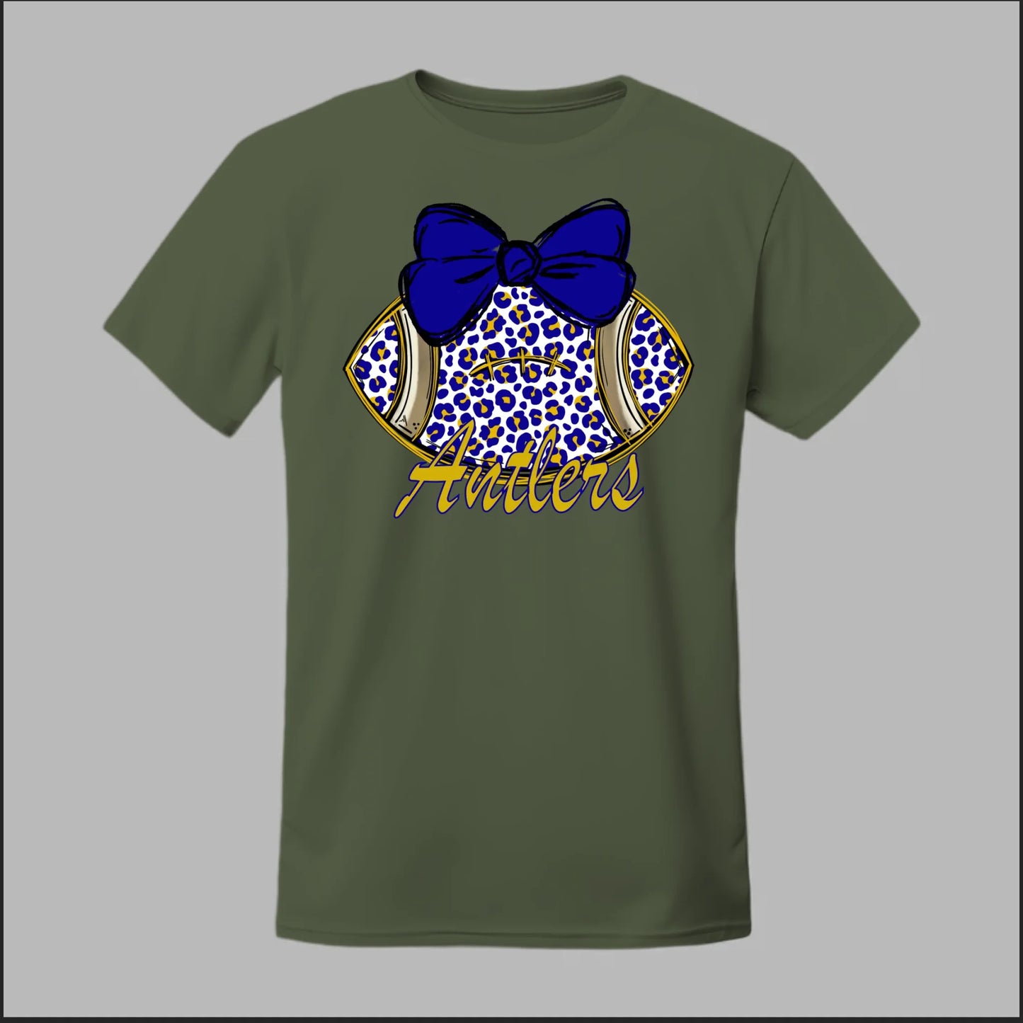 Front Military Green