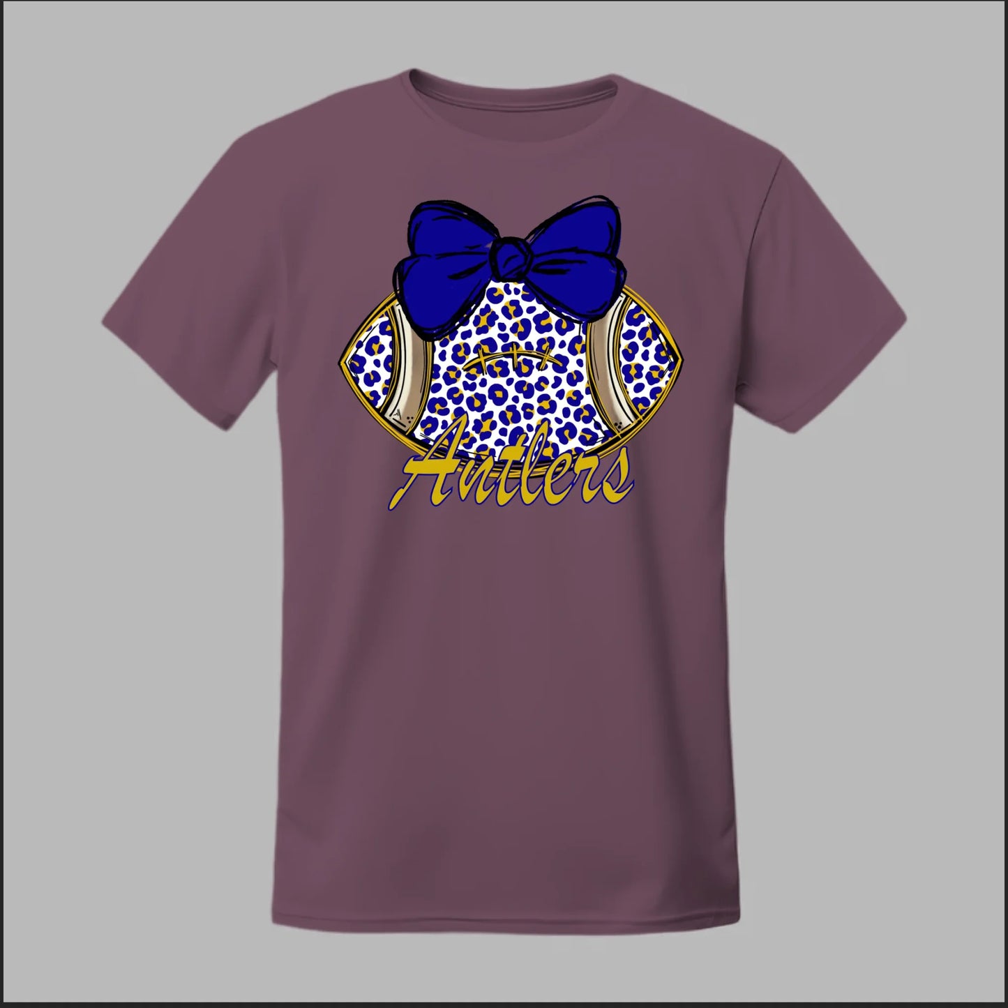 Front Heather Maroon