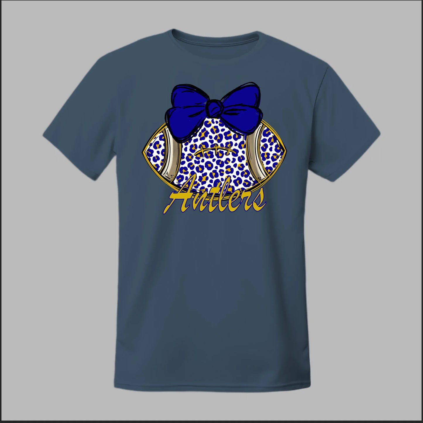 Front Heather Navy
