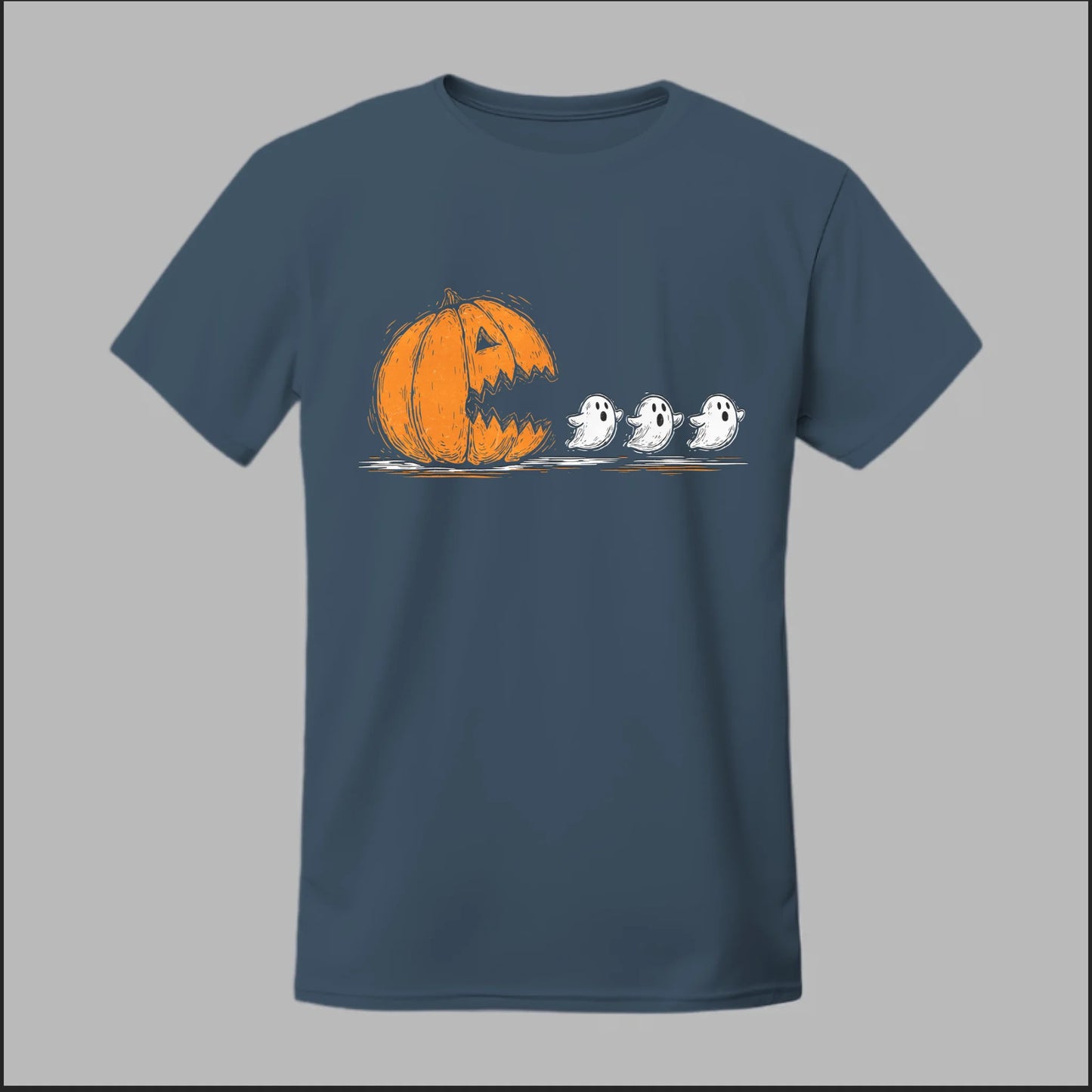 Front Heather Navy