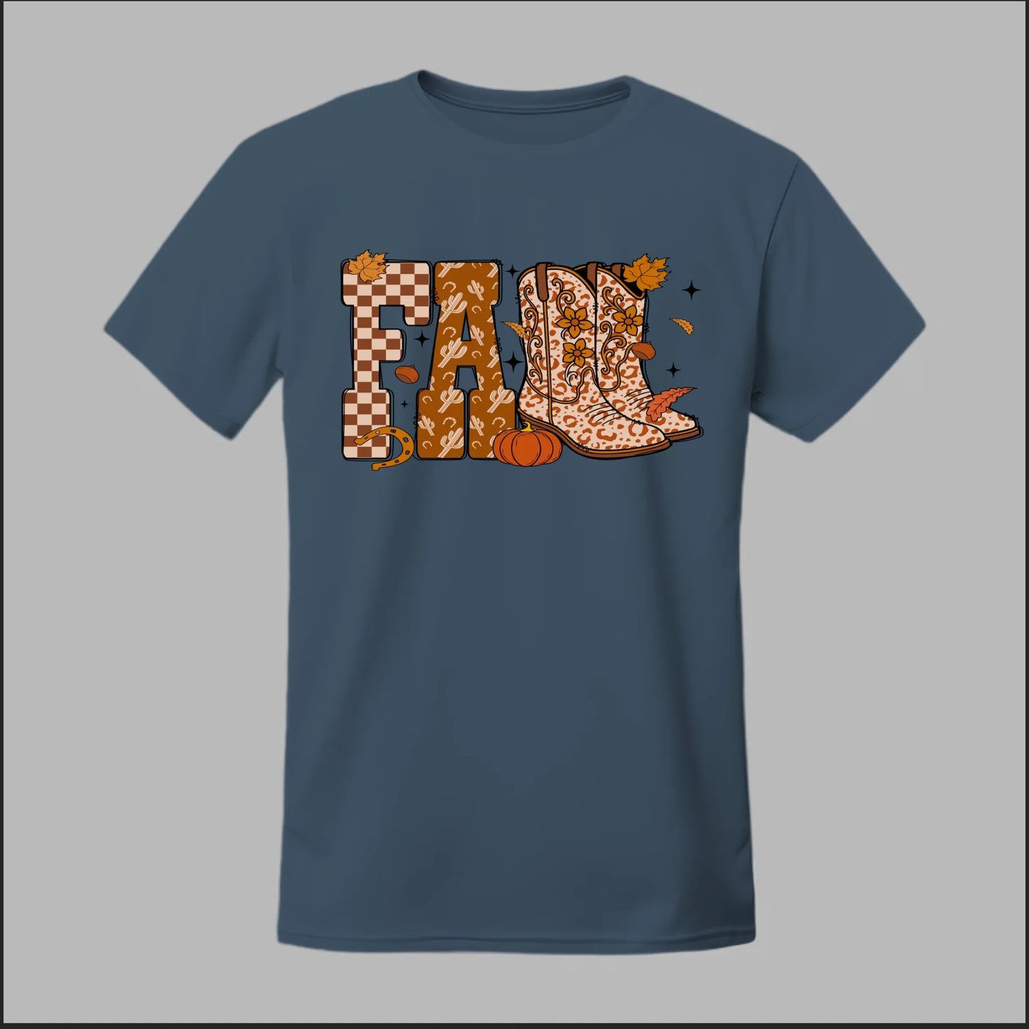 Front Heather Navy