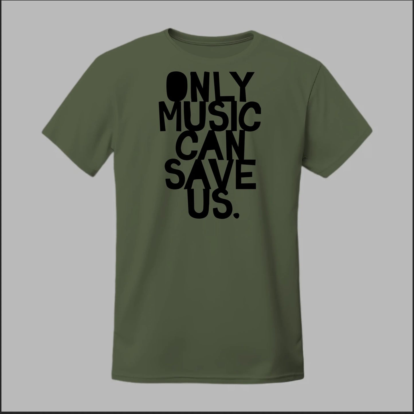 Front Military Green