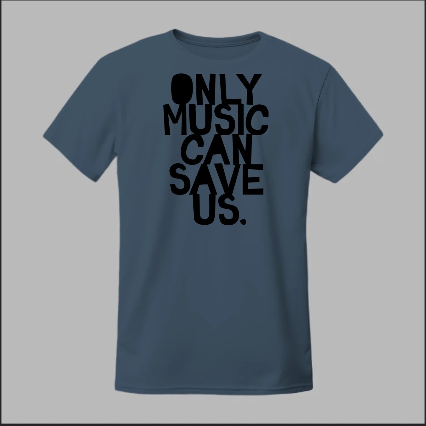 Front Heather Navy