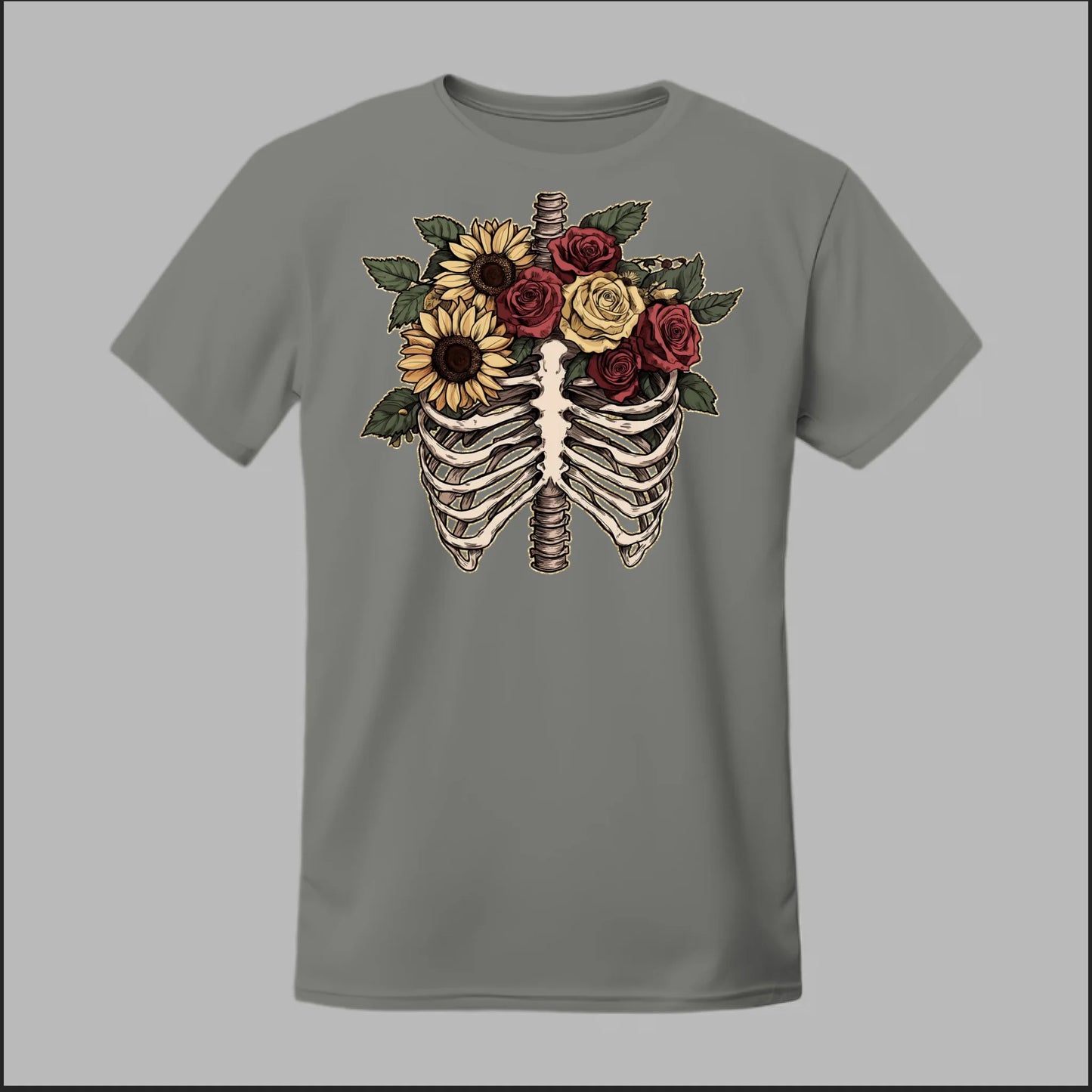 Front Heather Military Green