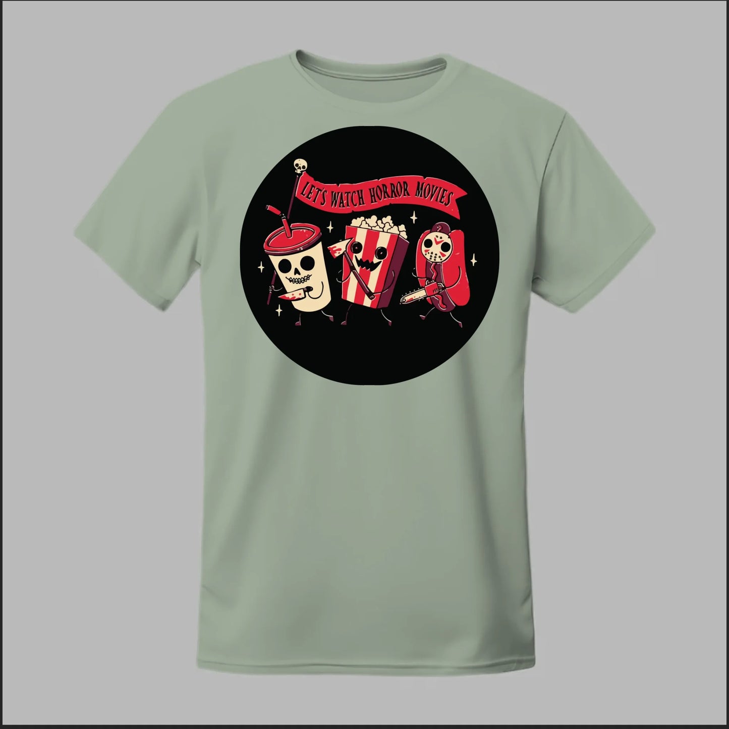 Let's Watch a Horror Movie Tee