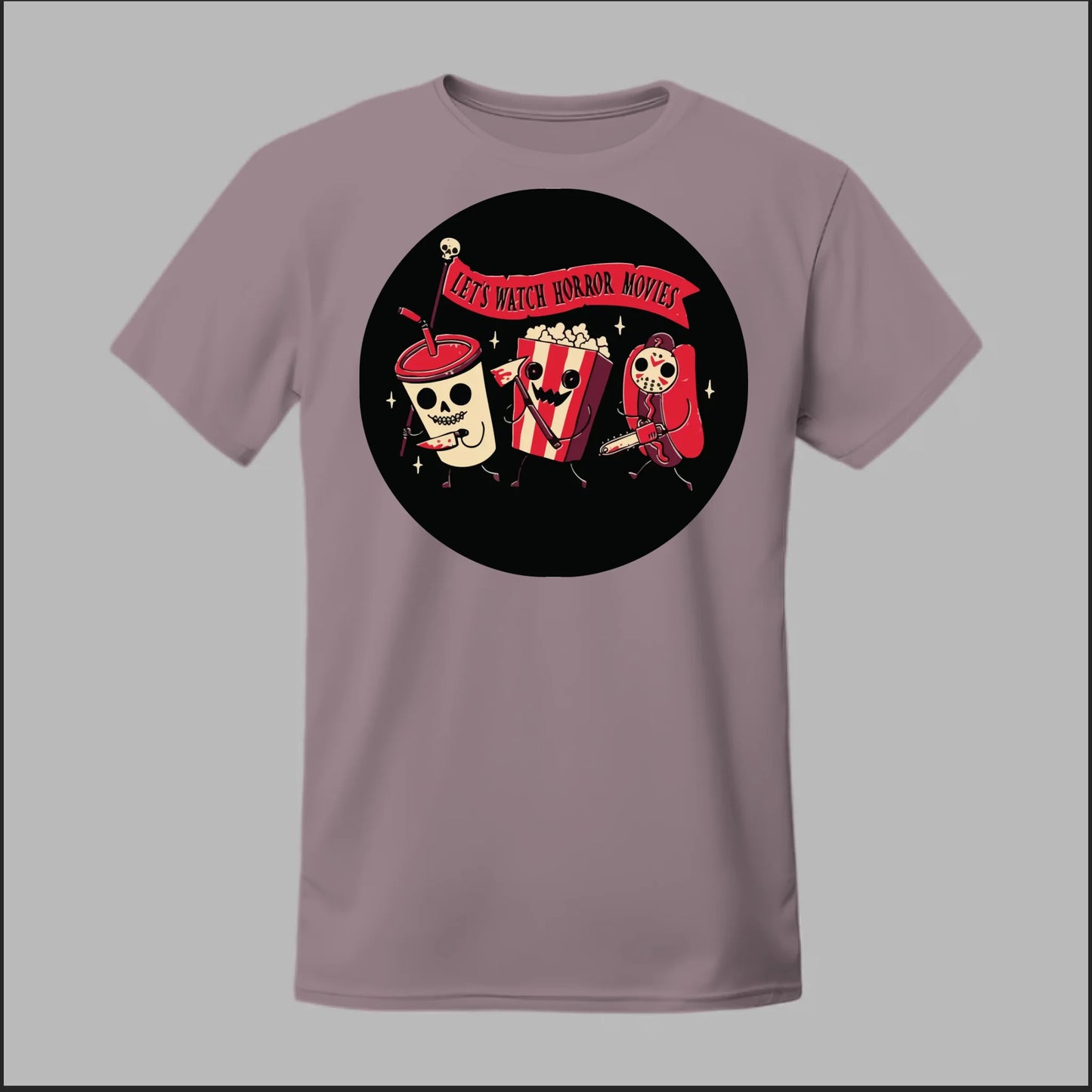 Let's Watch a Horror Movie Tee