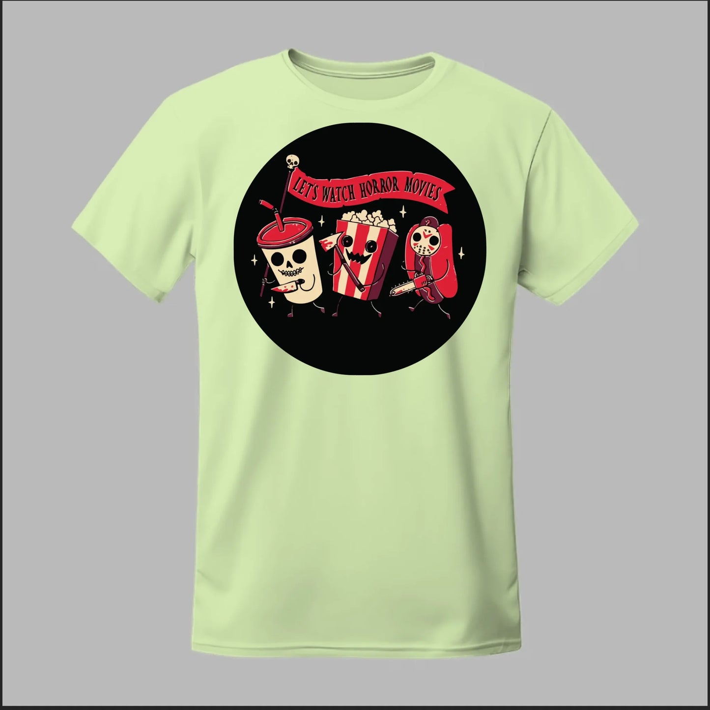 Let's Watch a Horror Movie Tee