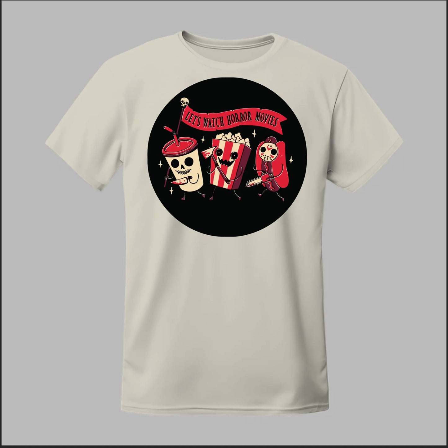 Let's Watch a Horror Movie Tee