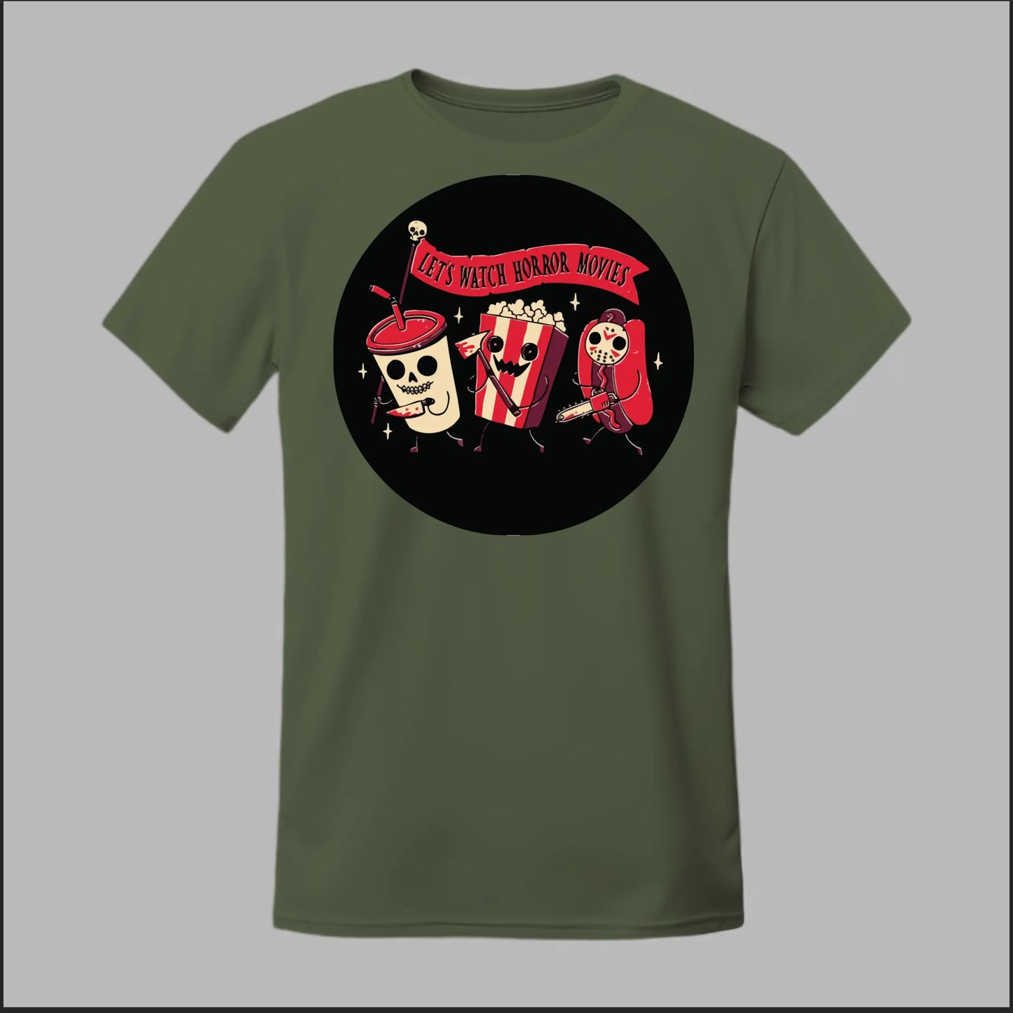 Let's Watch a Horror Movie Tee