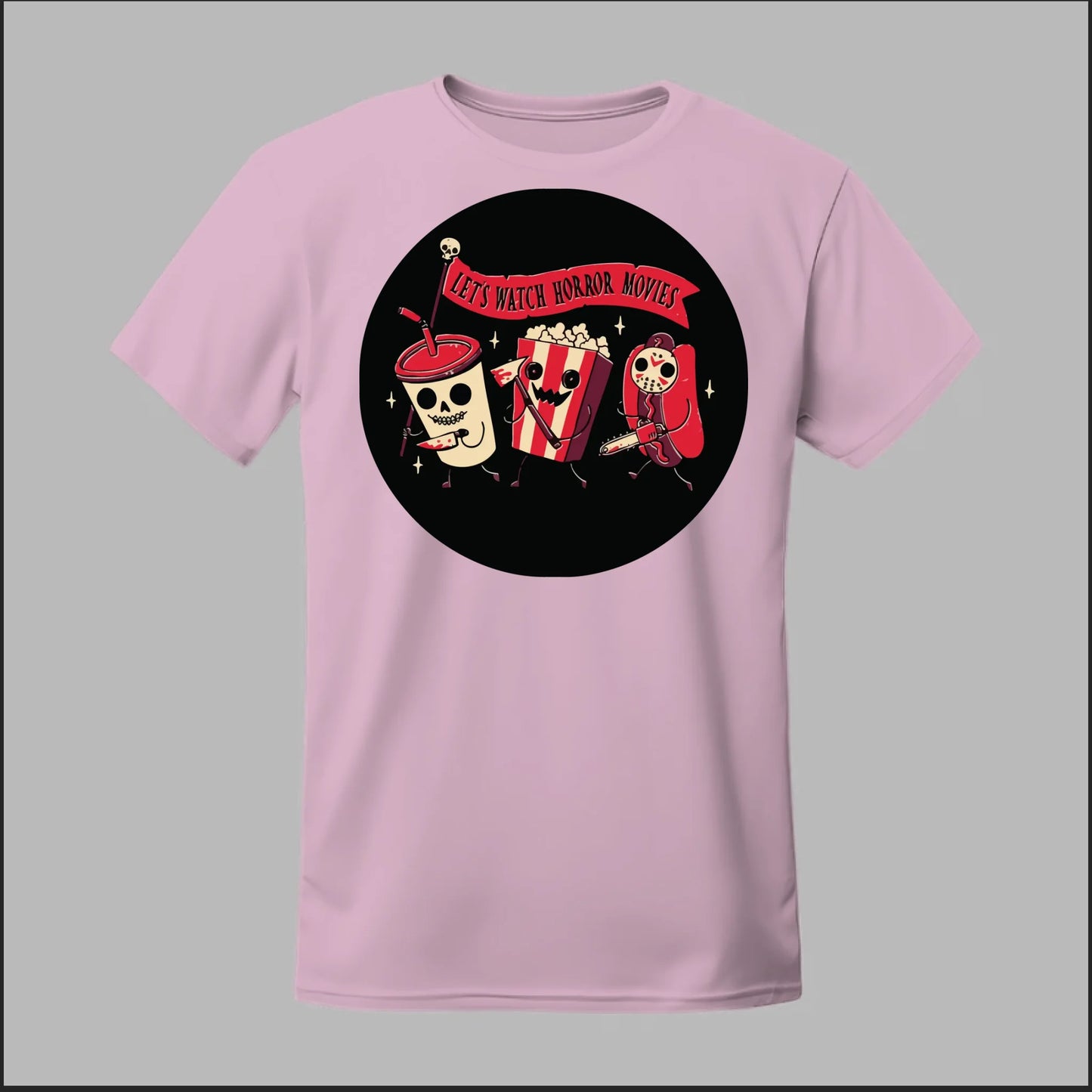 Let's Watch a Horror Movie Tee