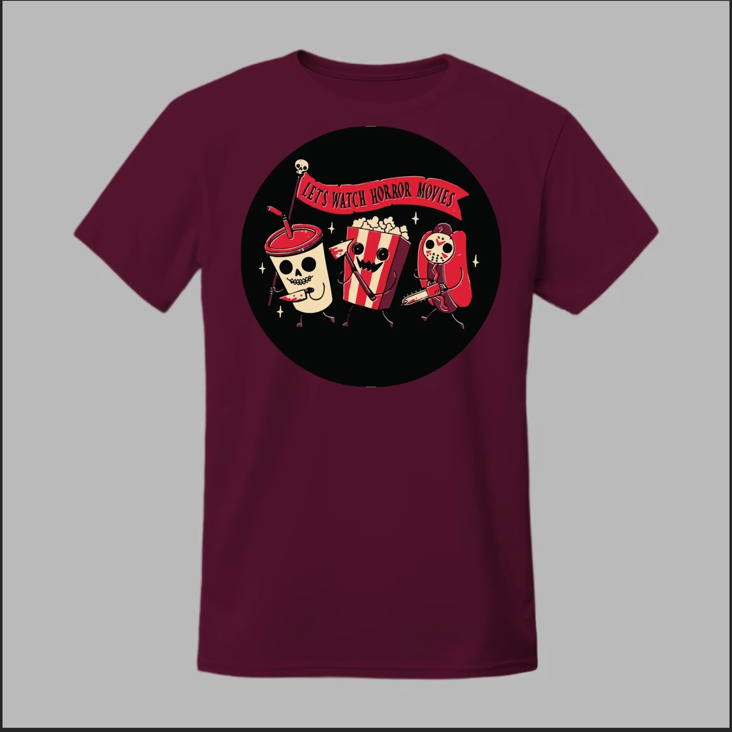Let's Watch a Horror Movie Tee