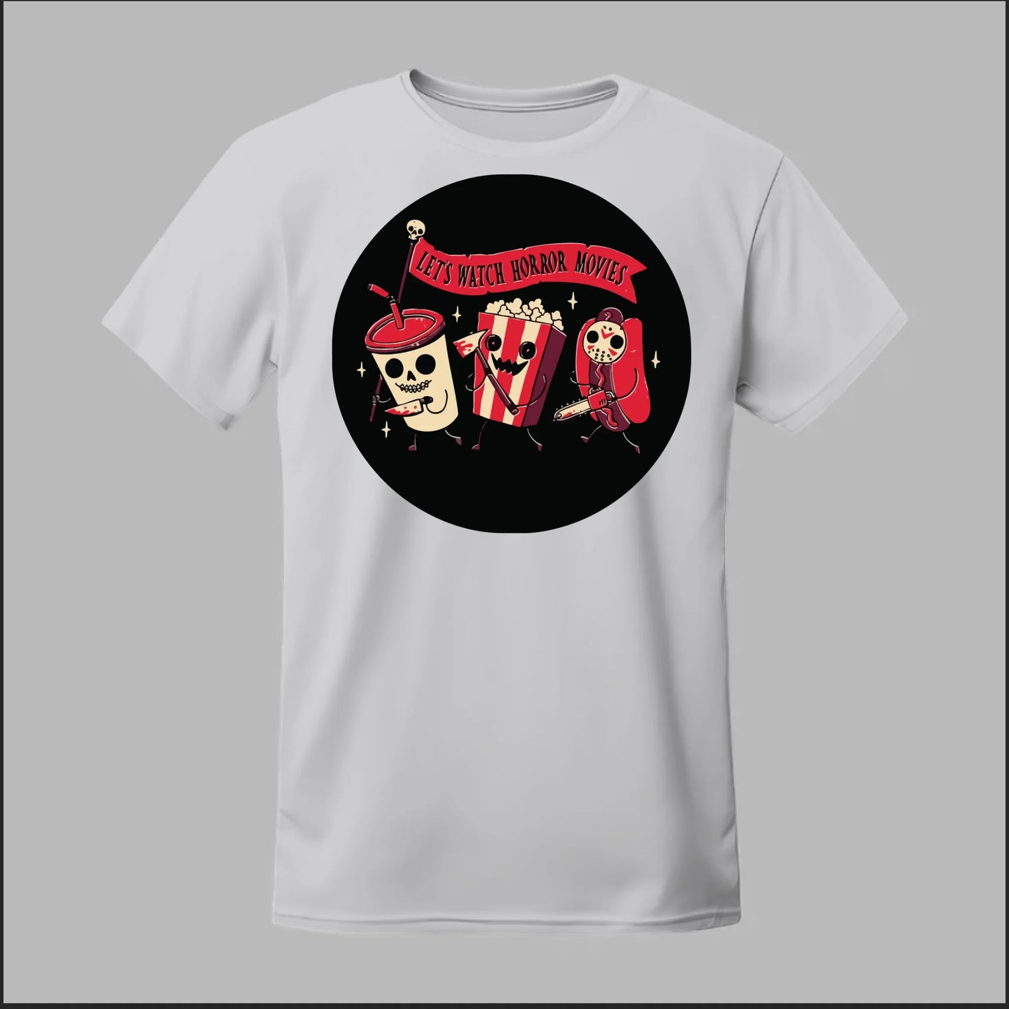 Let's Watch a Horror Movie Tee