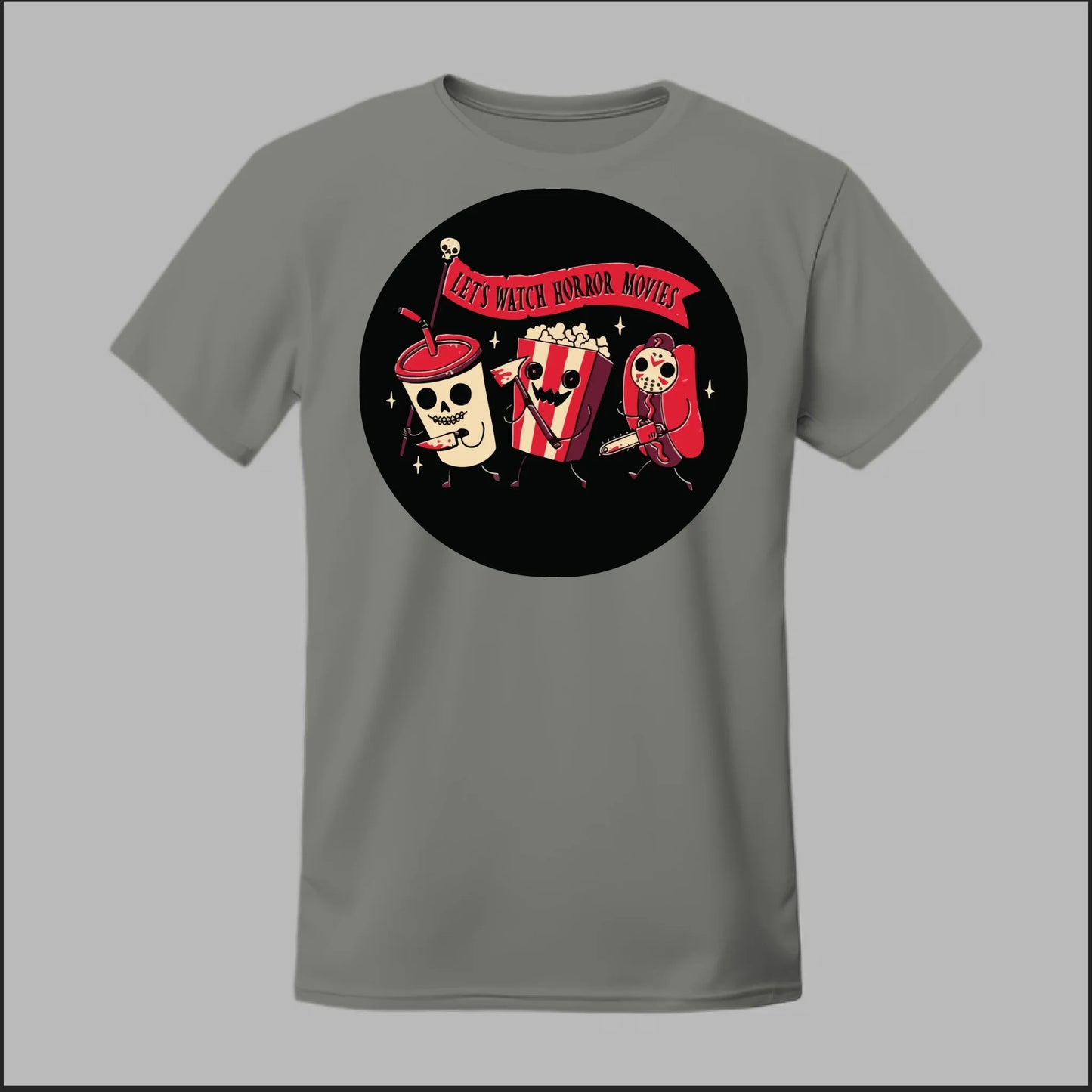 Let's Watch a Horror Movie Tee
