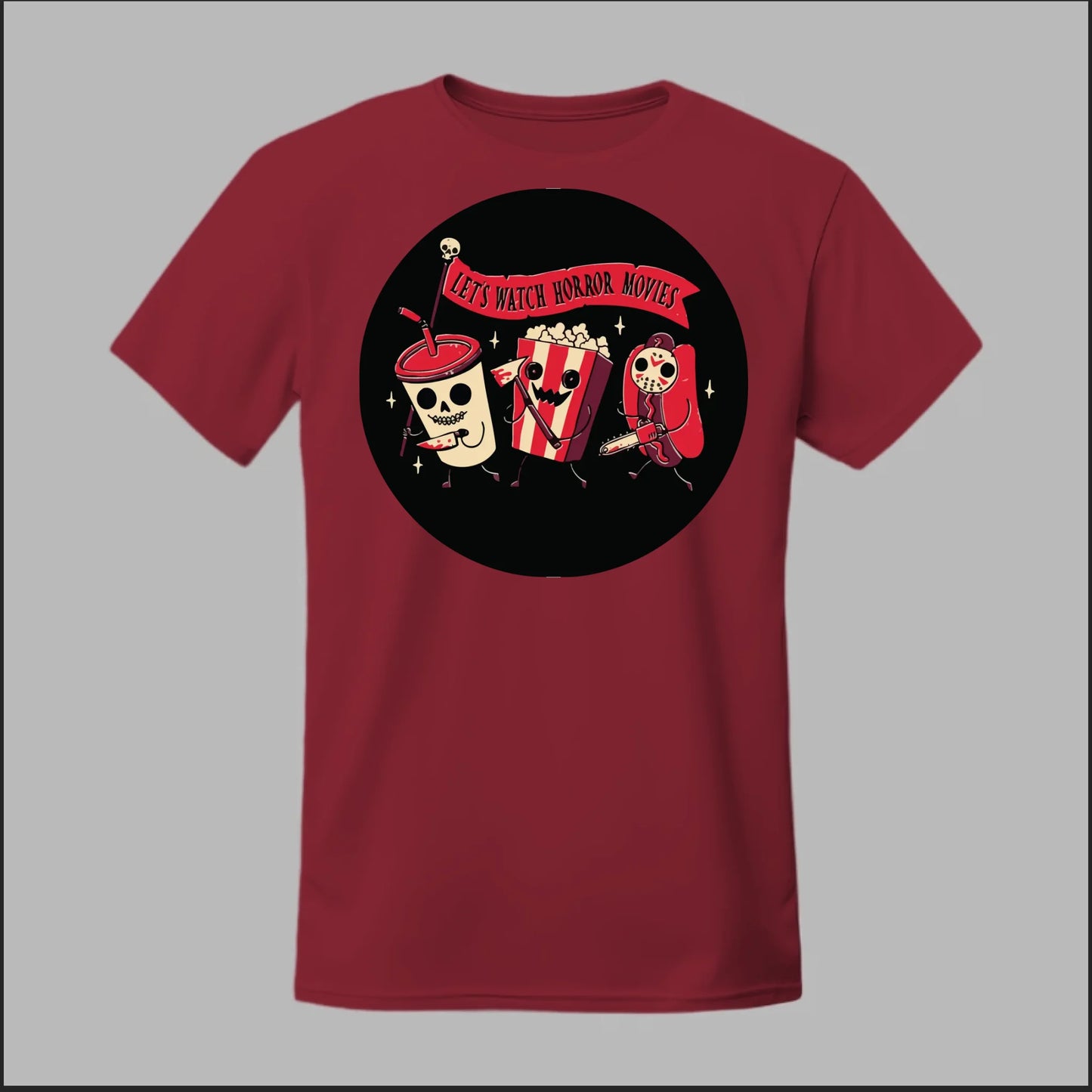 Let's Watch a Horror Movie Tee
