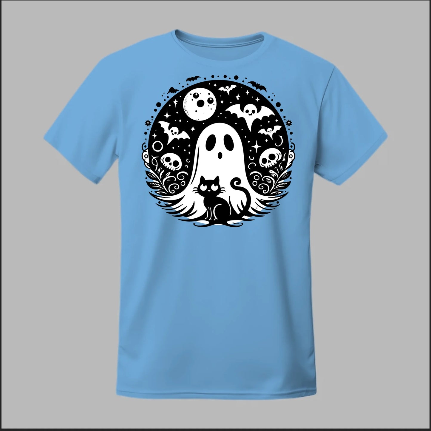 Black Cat Spooky Night Tee