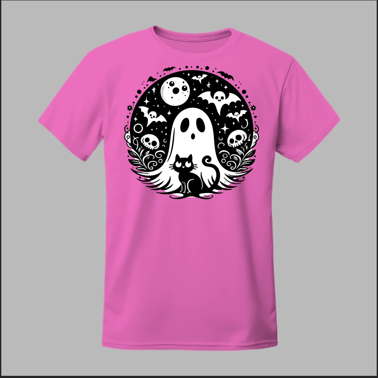 Black Cat Spooky Night Tee