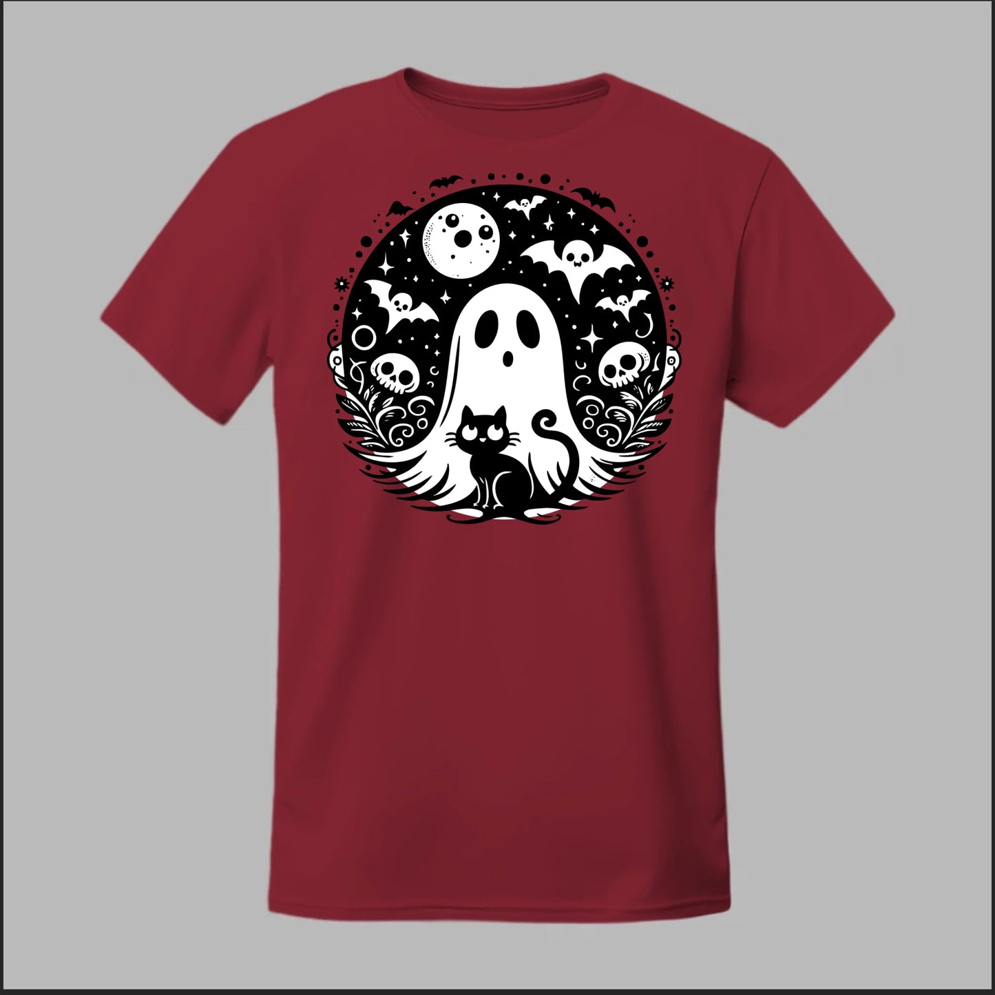 Black Cat Spooky Night Tee