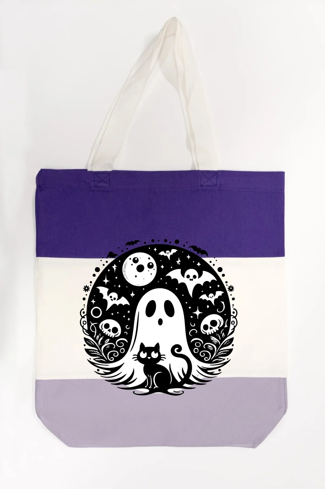 Black Cat Spooky Night Tote Bag