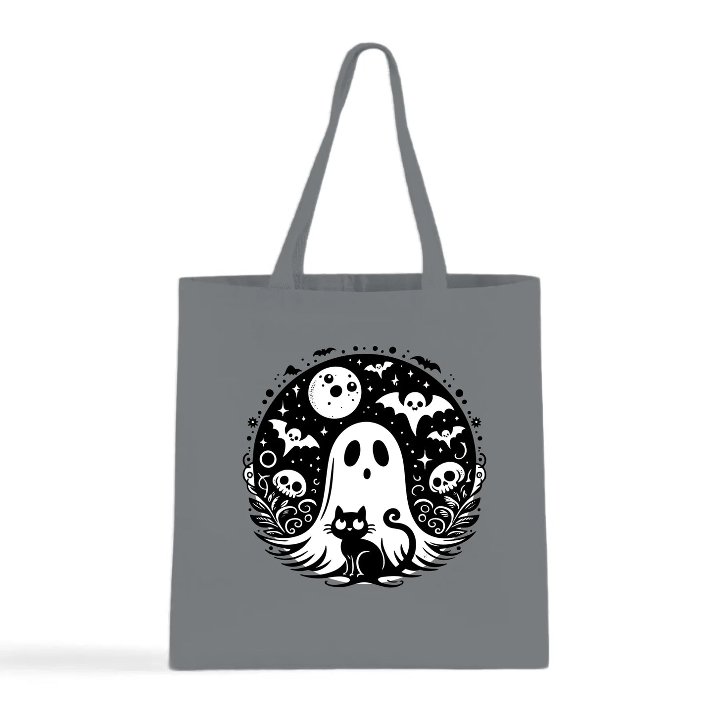 Black Cat Spooky Night Tote Bag