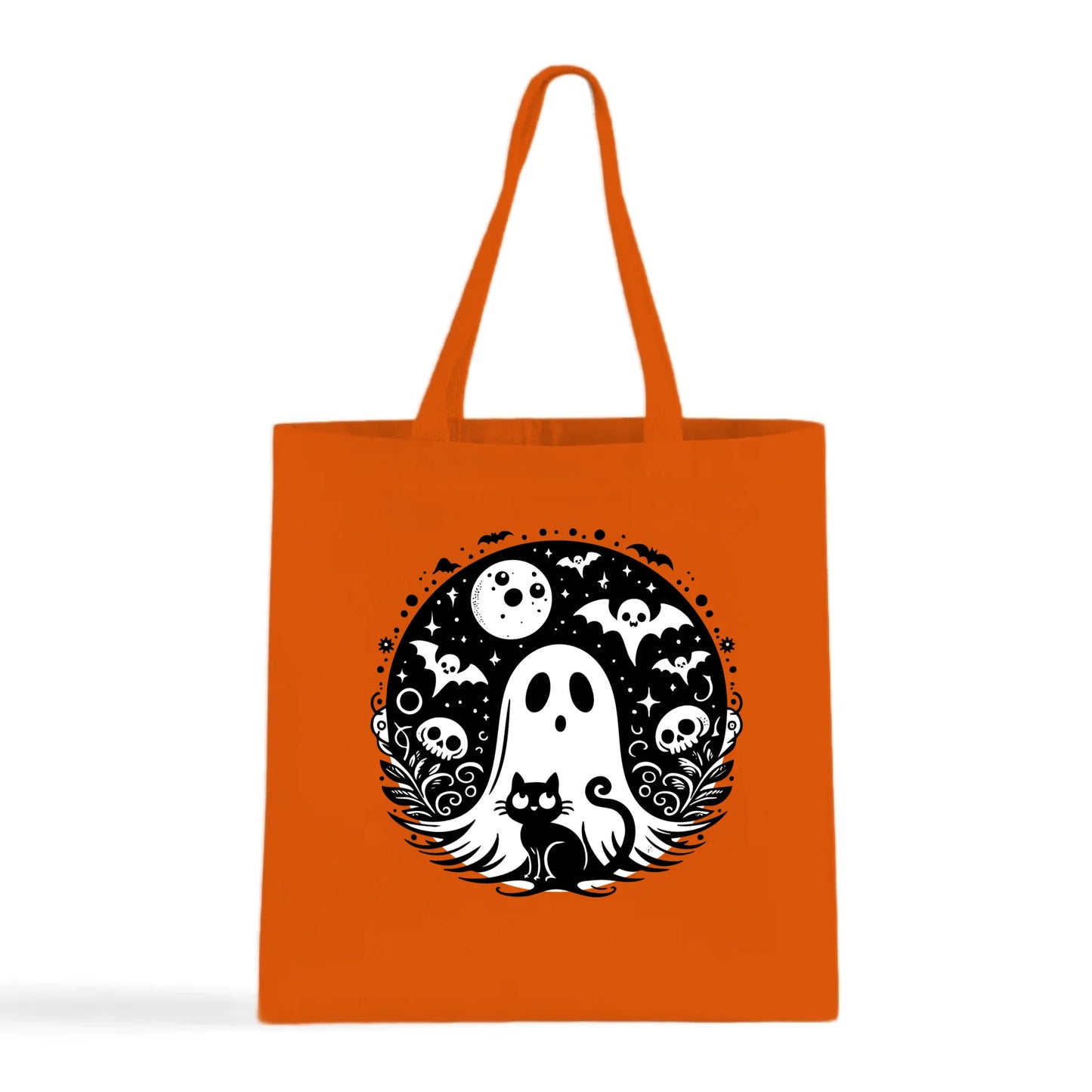 Black Cat Spooky Night Tote Bag