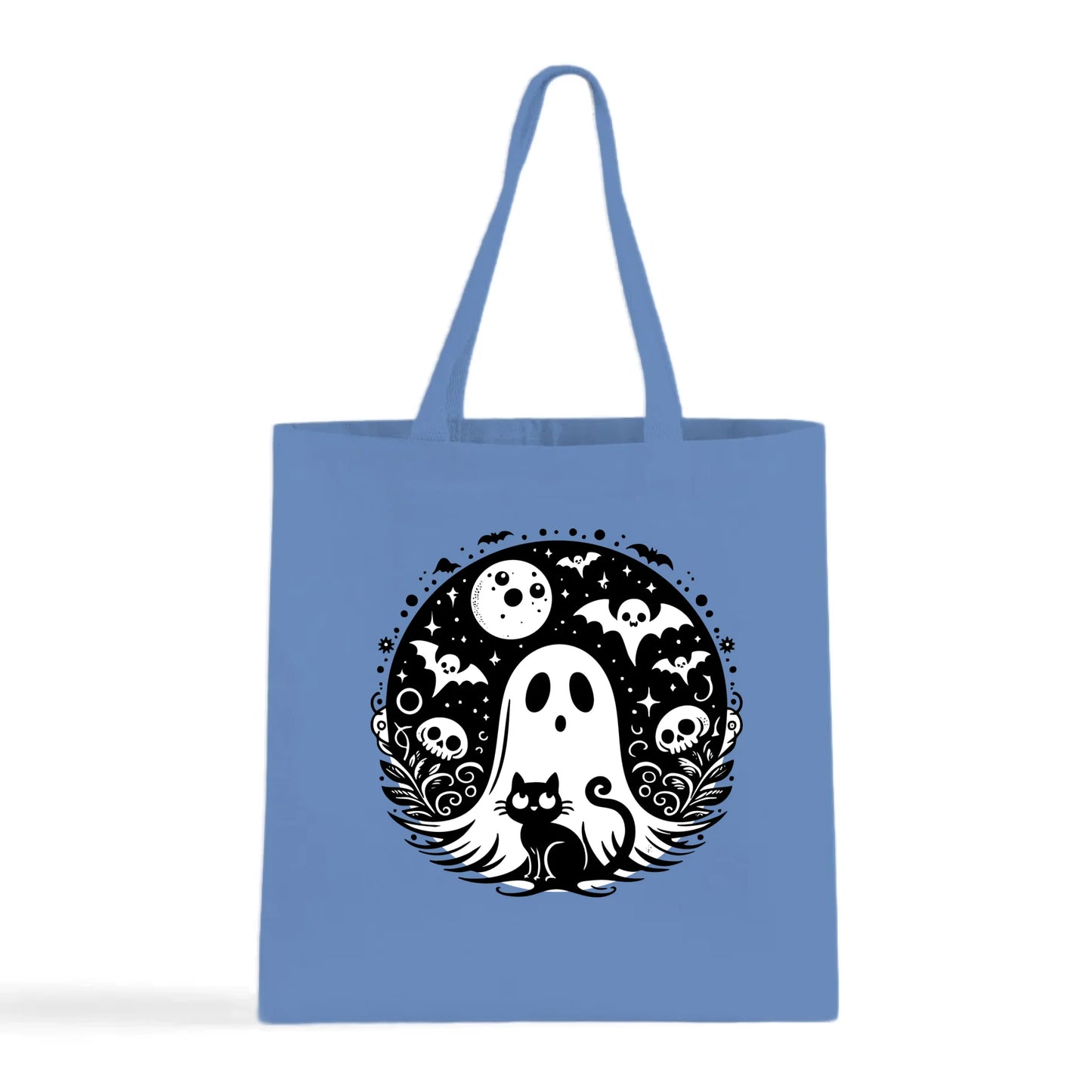Black Cat Spooky Night Tote Bag