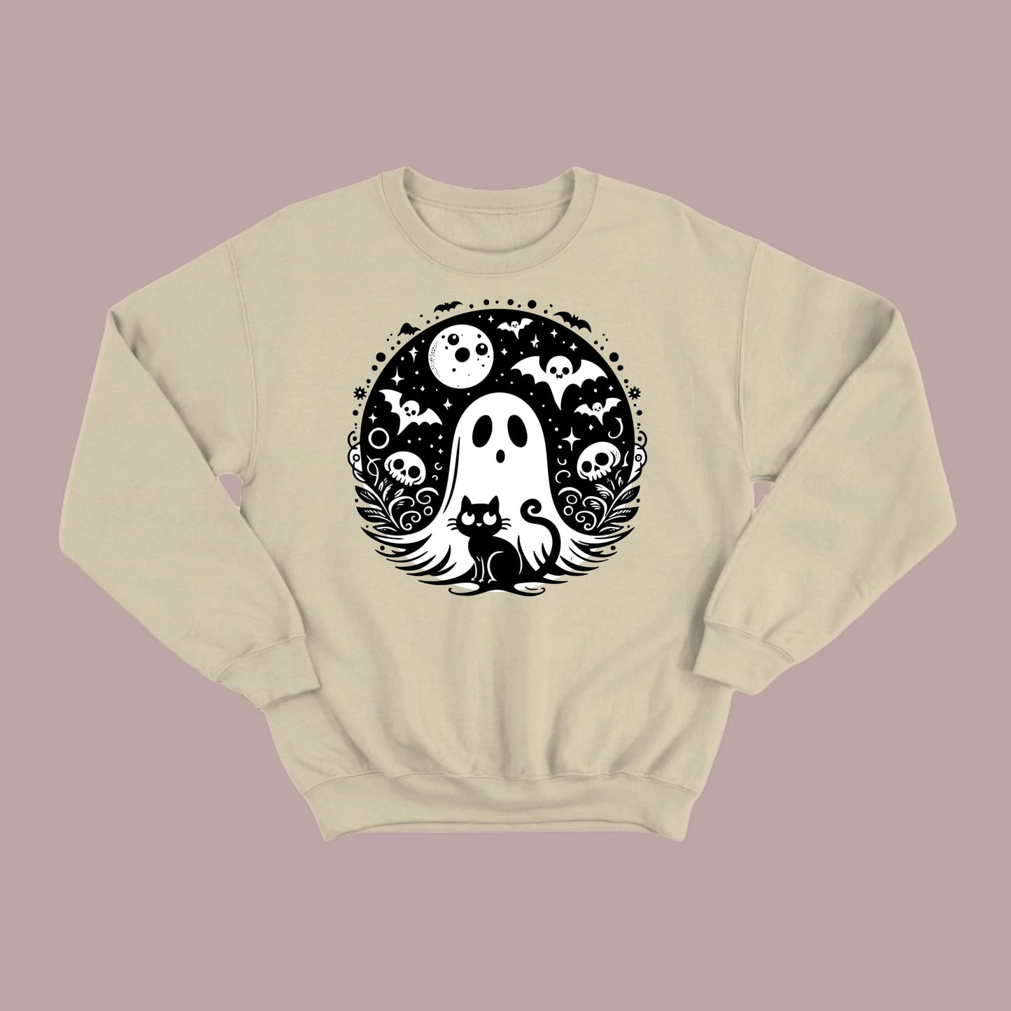 Black Cat Spooky Night Sweatshirt