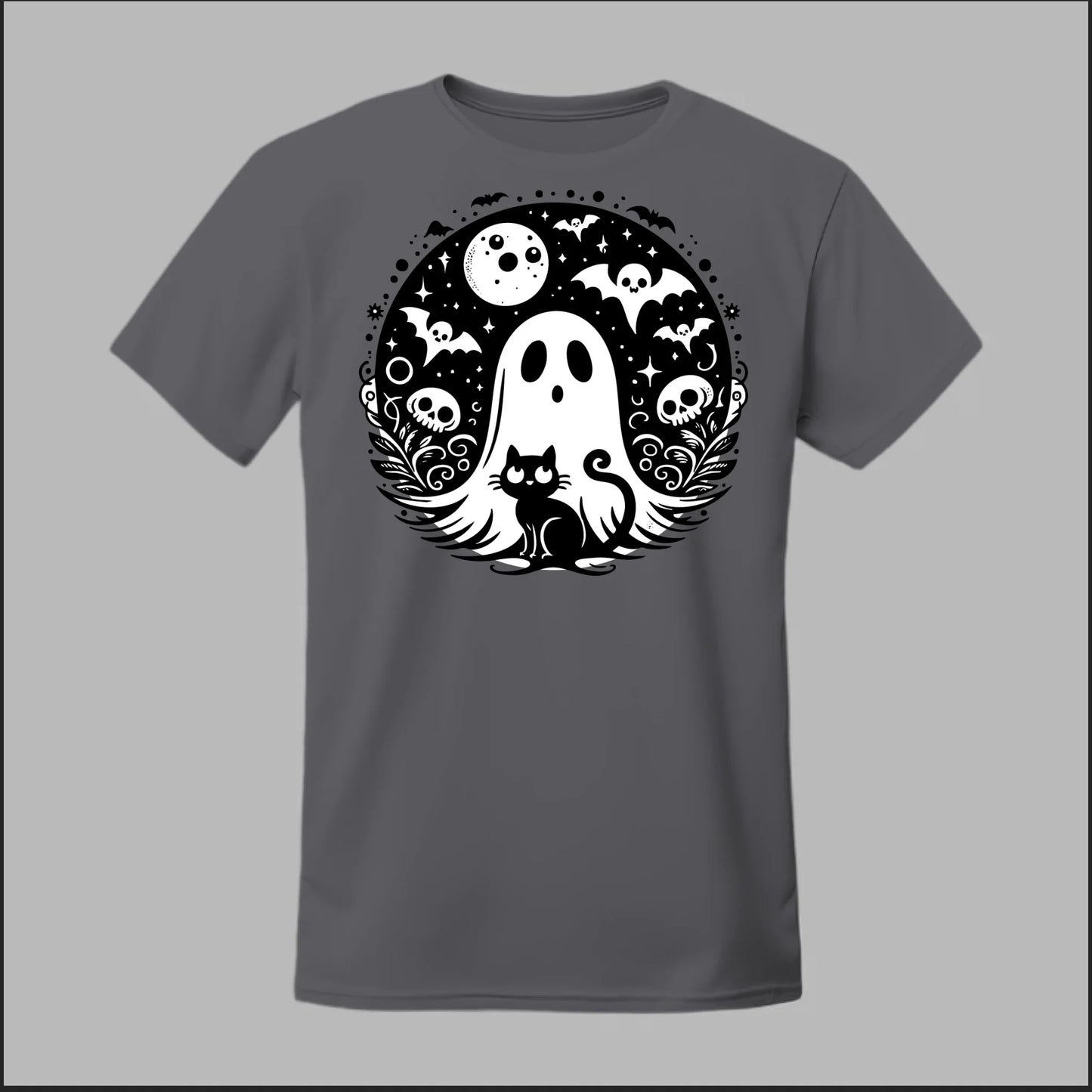 Black Cat Spooky Night Tee