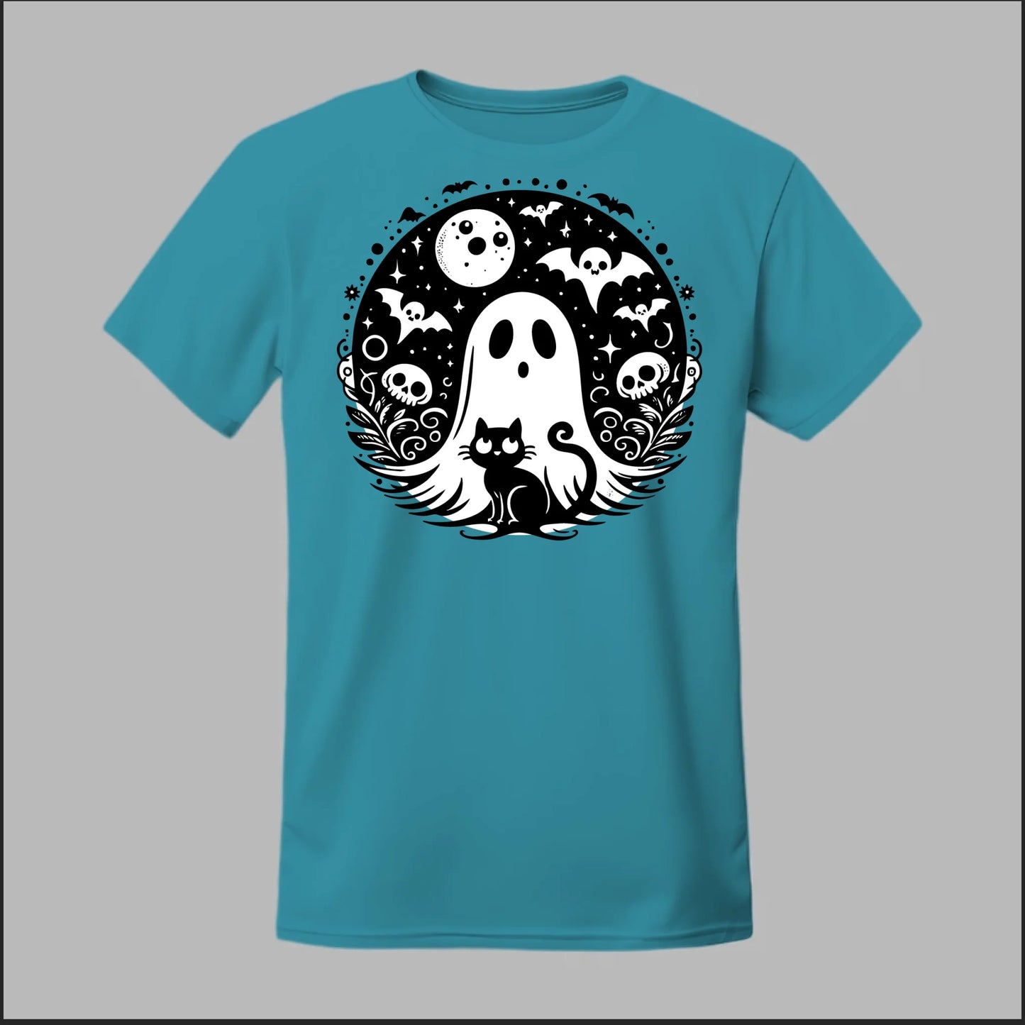 Black Cat Spooky Night Tee