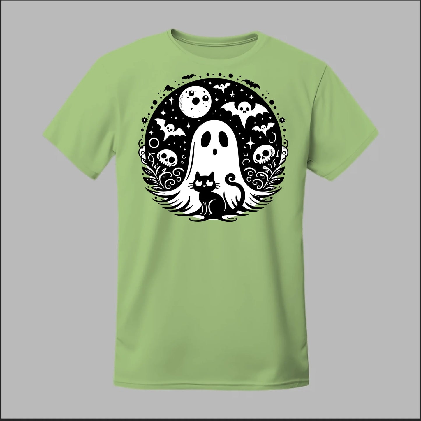 Black Cat Spooky Night Tee