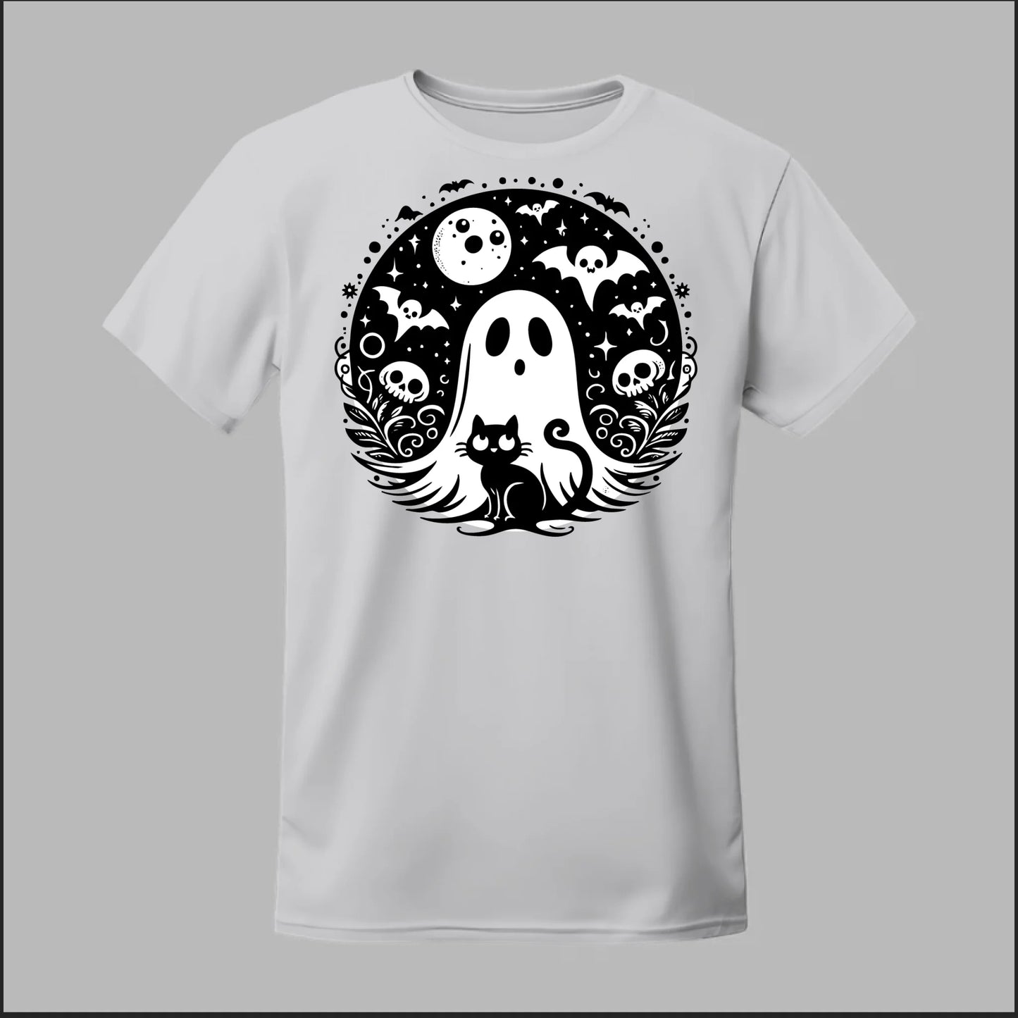 Black Cat Spooky Night Tee