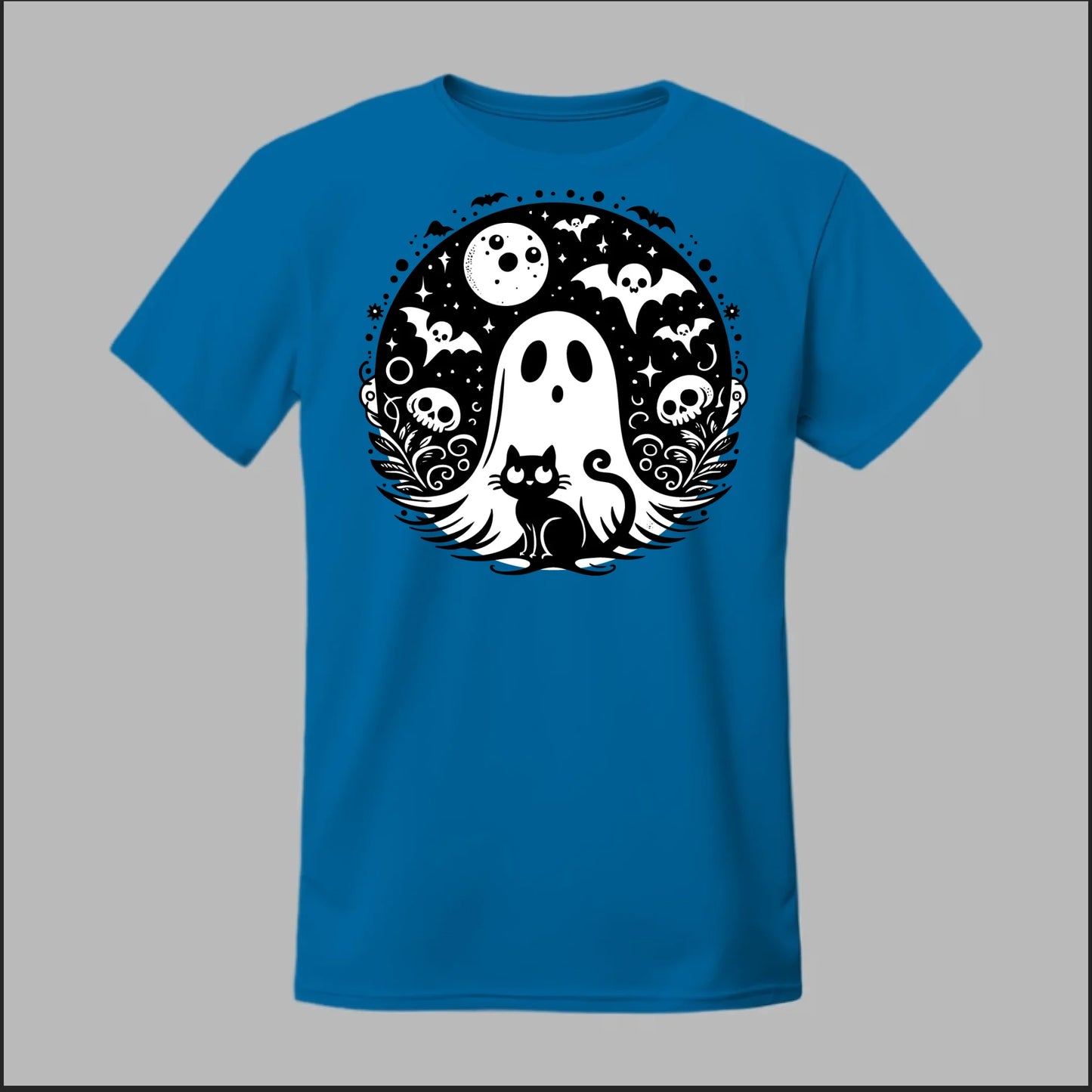 Black Cat Spooky Night Tee