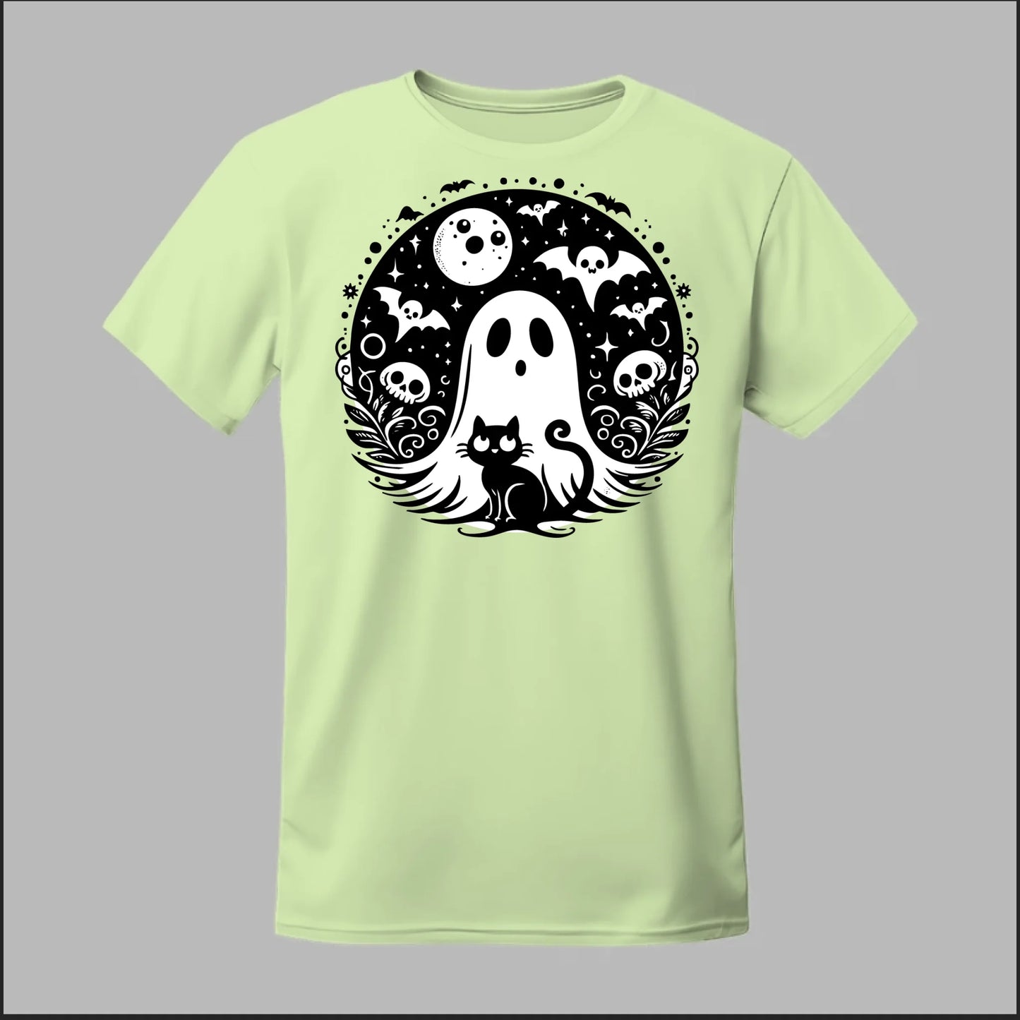 Black Cat Spooky Night Tee